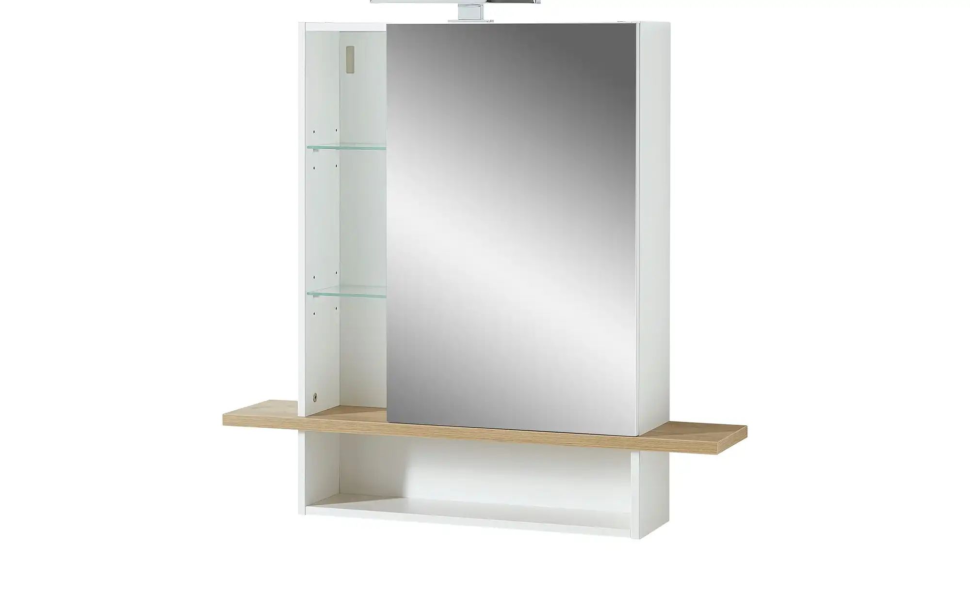 Spiegelschrank | weiß | Maße (cm): B: 90 H: 86 T: 20.0 Badmöbel > Badschränke > Spiegelschränke - Sconto Image