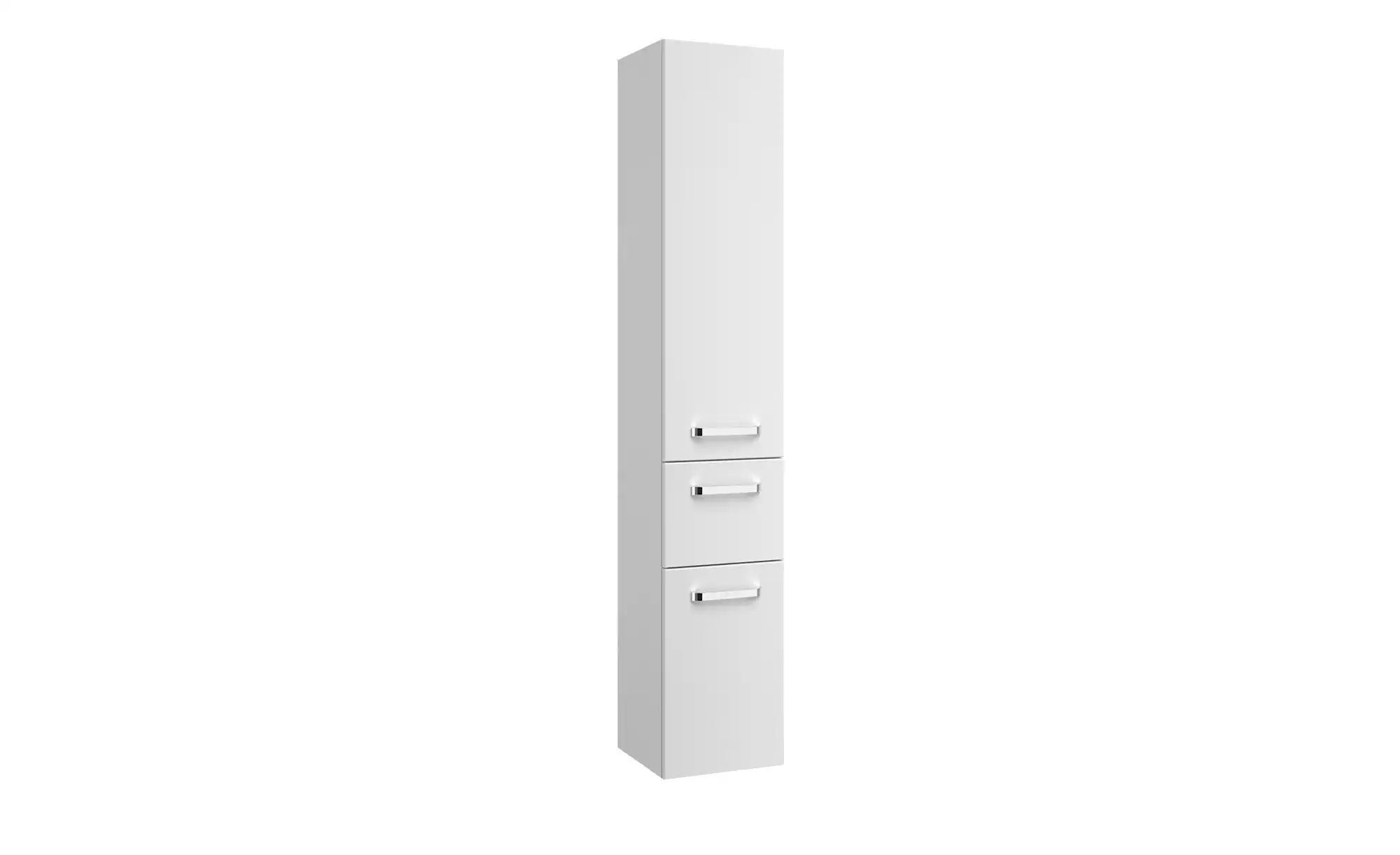 Hochschrank Hard | weiß | Maße (cm): B: 30 H: 168 T: 33.0 Badmöbel > Badschränke > Bad-Hochschränke - Sconto Image