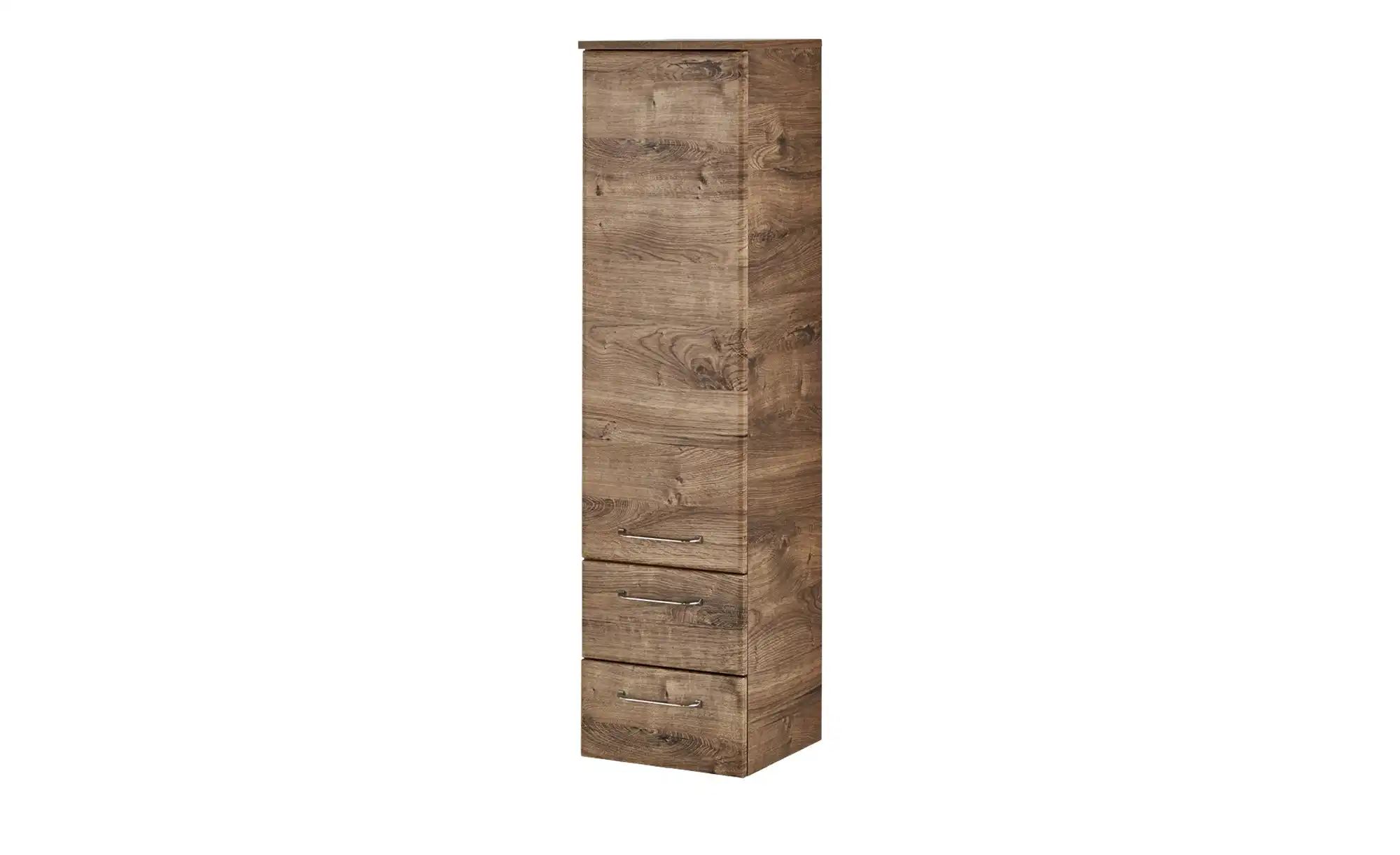 Midischrank Friesach | holzfarben | Maße (cm): B: 35 H: 136,1 T: 33.0 Badmöbel > Badschränke > Bad-Hochschränke - Sconto Image