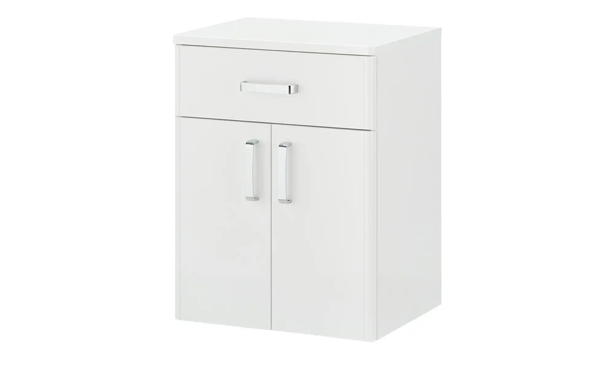 Bad-Unterschrank Lienz | weiß | Maße (cm): B: 50 H: 75 T: 39.0 Badmöbel > Badschränke > Bad-Unterschränke - Sconto Image