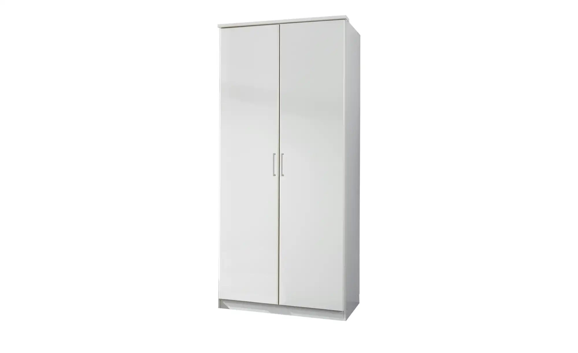 Kleiderschrank Osaka | weiß | Maße (cm): B: 91 H: 199 T: 58.0 Schränke > Kleiderschränke > Drehtürenschränke - Sconto Image