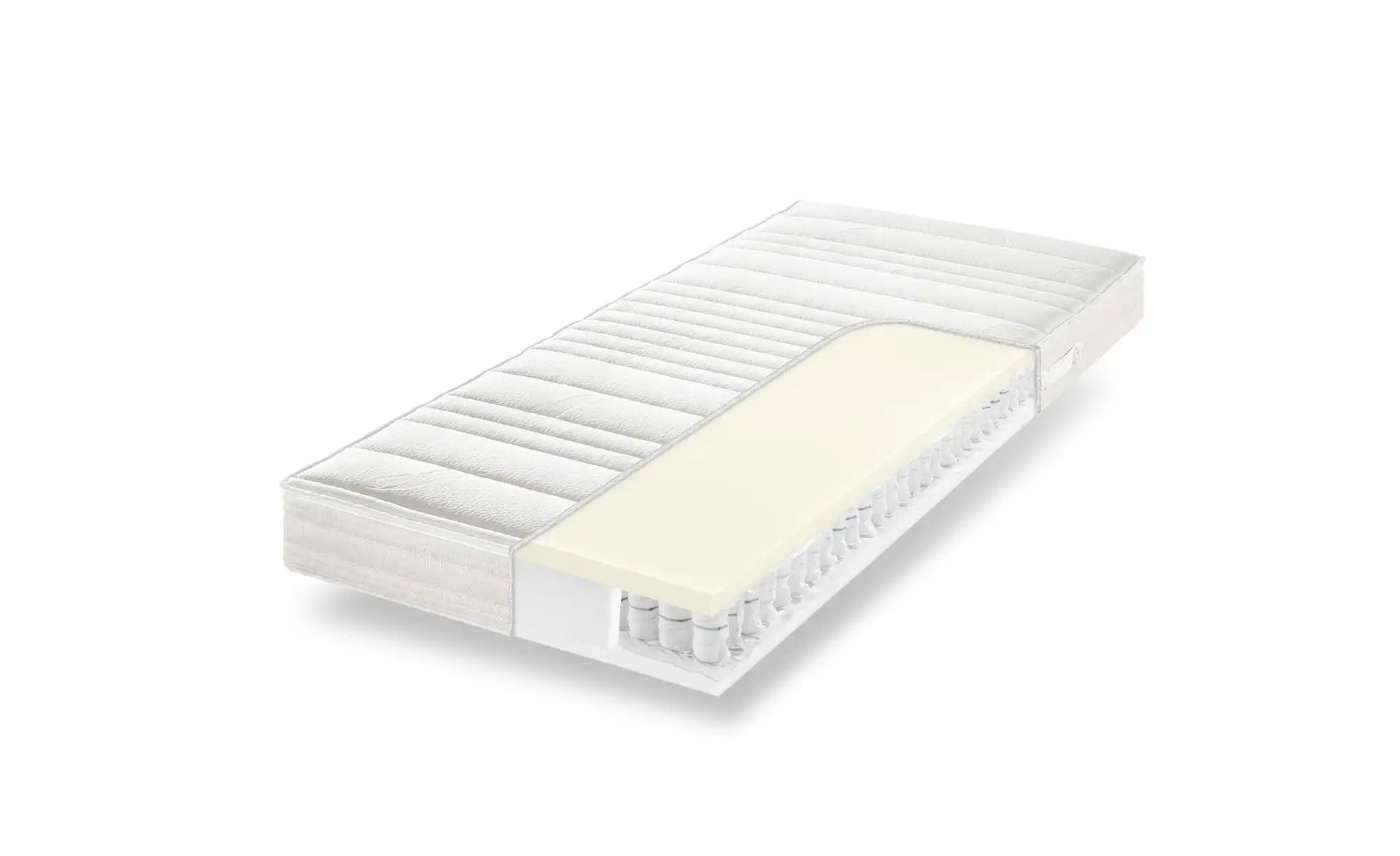 7-Zonen-Latex-Tonnentaschenfederkernmatratze Dreamer Senso 2 | weiß | Maße (cm): B: 90 H: 20 Matratzen & Lattenroste > Matratzenarten > Federkernmatratzen - Sconto Image