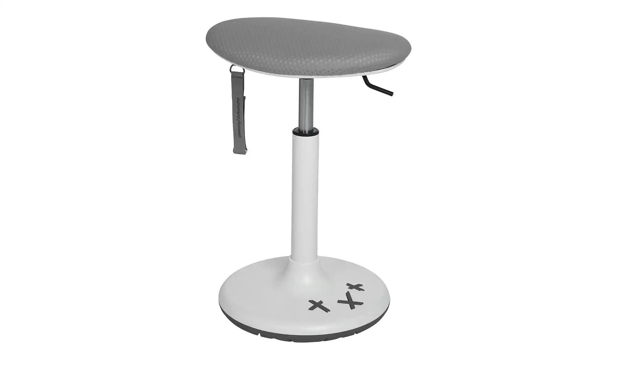 Sitness X Bürohocker Tiber | grau | Maße (cm): B: 38 H: 57 T: 38.0 Büro > Bürostühle > Bürohocker - Sconto