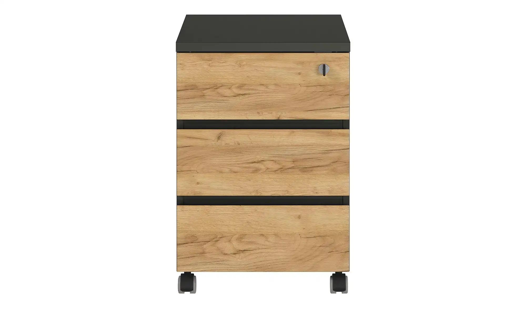 Rollcontainer | braun | Maße (cm): B: 41 H: 60 Büro > Rollcontainer - Sconto