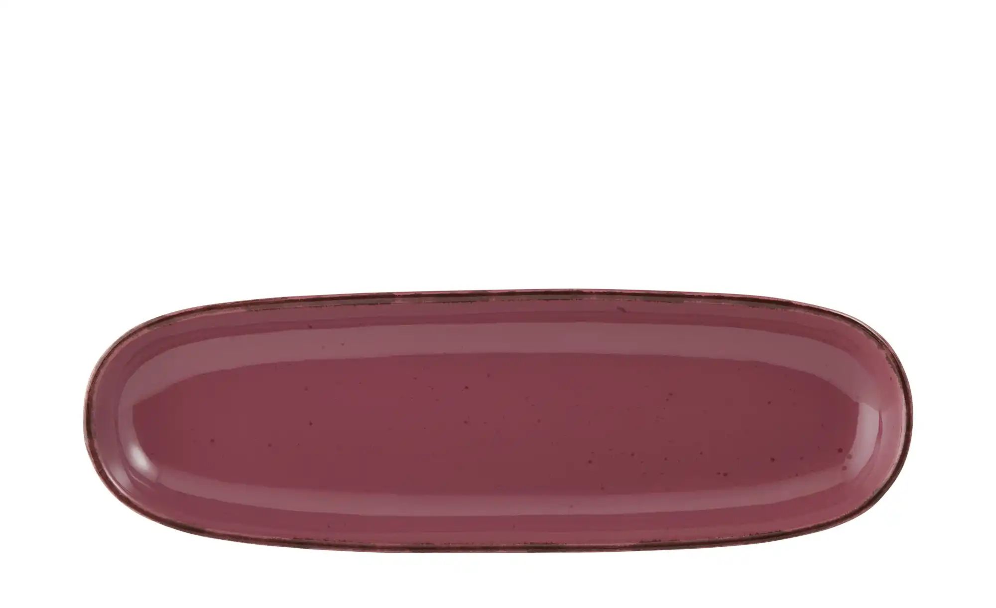 Servierplatte 36 x 11 cm  Siena ¦ lila/violett ¦ Steinzeug/Steingut ¦ Maße (cm): B: 11  –