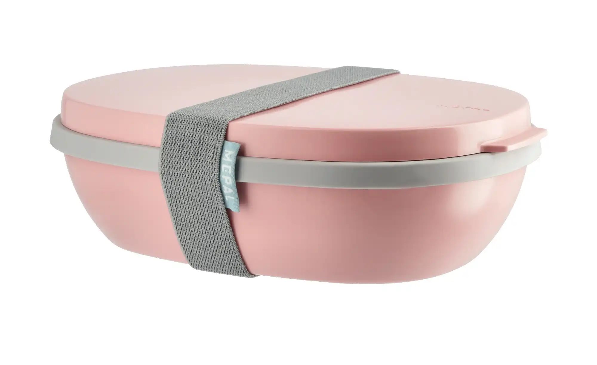 Mepal Lunchbox Duo To Go  Ellipse ¦ rosa/pink ¦ Kunststoff ¦ Maße (cm): B: 17,5 H: 7,5  -