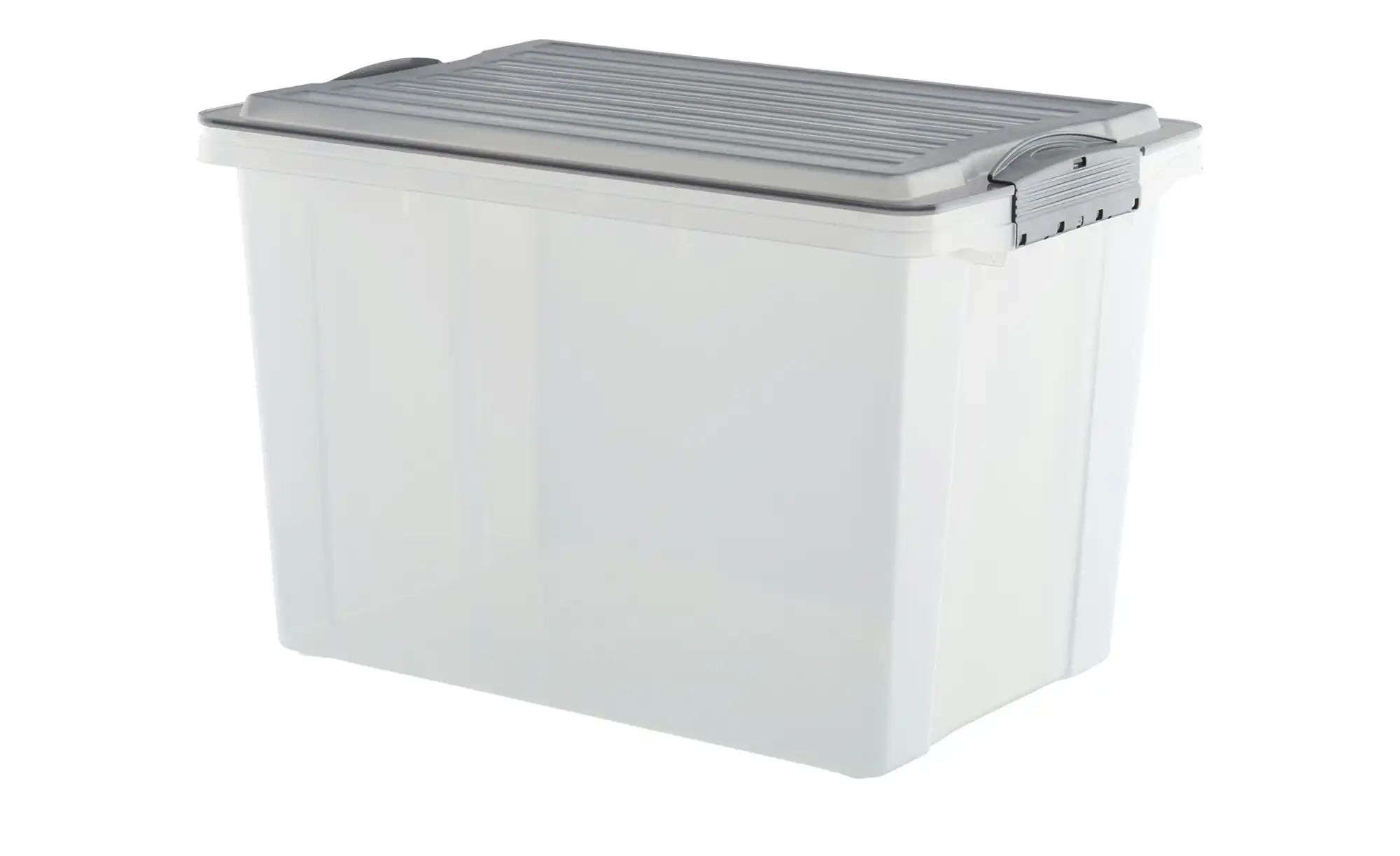 Rotho Grau Aufbewahrungsbox Compact 19L Stapelbar Transparent - Image 4