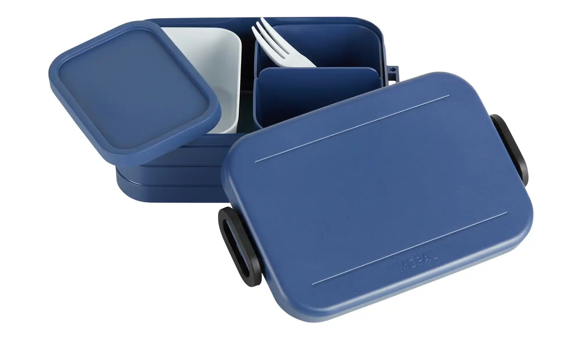 Mepal Bento-Lunchbox To Go  Take a break ¦ blau ¦ Kunststoff ¦ Maße (cm): B: 12 H: 6,5  -