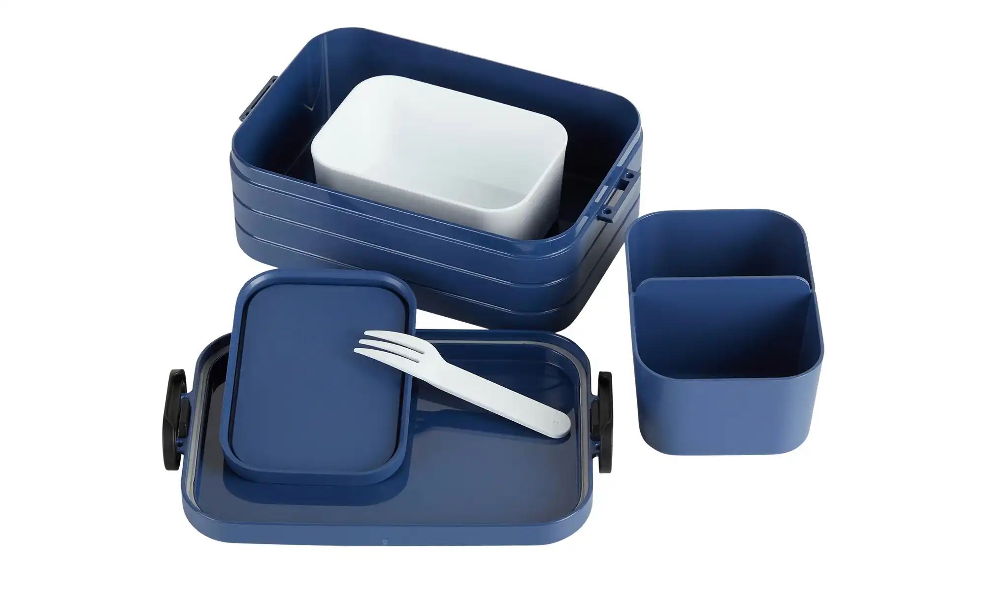 Mepal Bento-Lunchbox To Go  Take a break ¦ blau ¦ Kunststoff ¦ Maße (cm): B: 12 H: 6,5  -