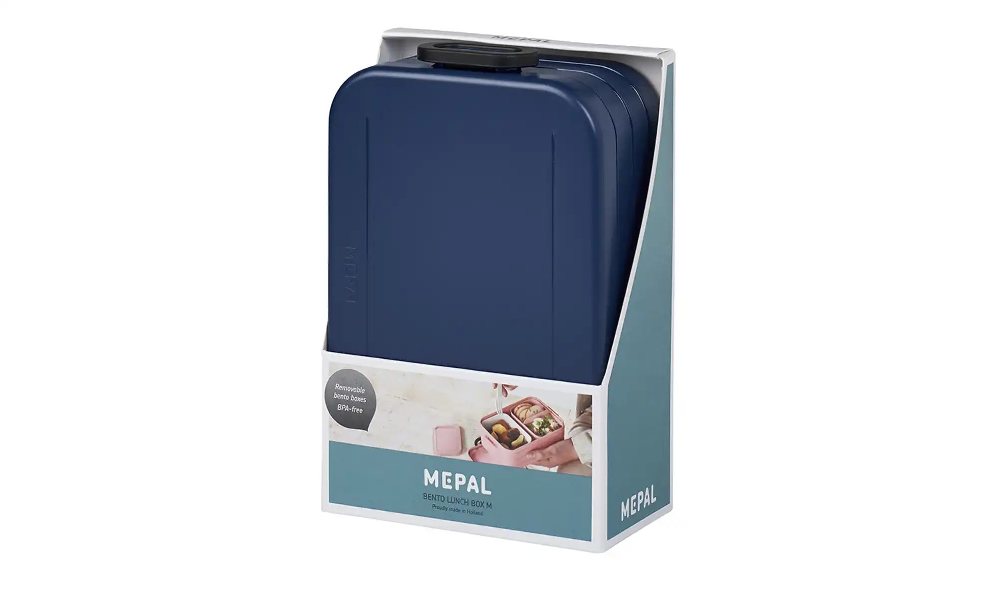 Mepal Bento-Lunchbox To Go  Take a break ¦ blau ¦ Kunststoff ¦ Maße (cm): B: 12 H: 6,5  -