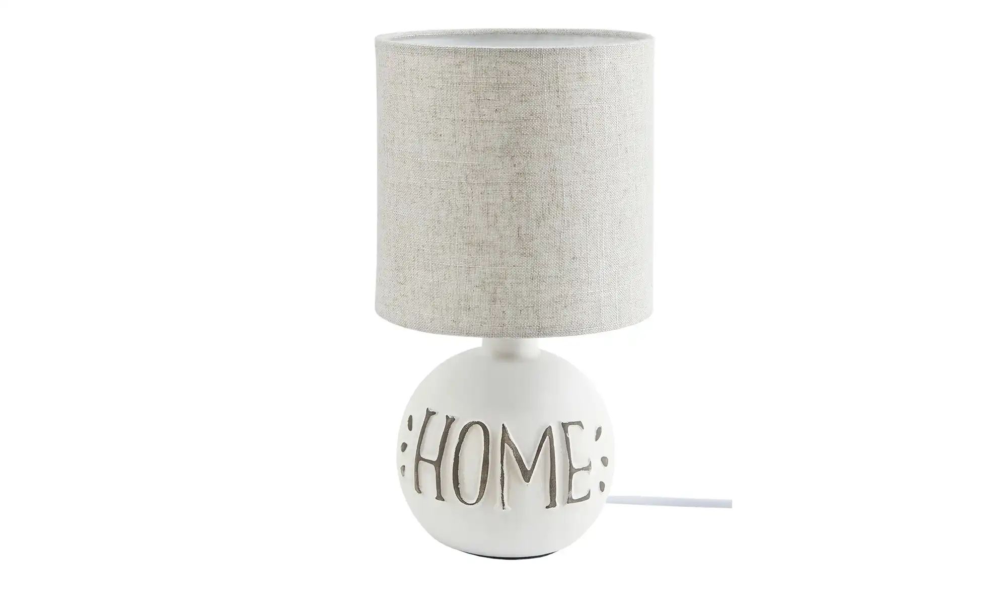 Reality Leuchten Tischleuchte 1-flammig | grau | Maße (cm): H: 31 Ø: 16.5 Lampen & Leuchten > Tischlampen - Sconto Image