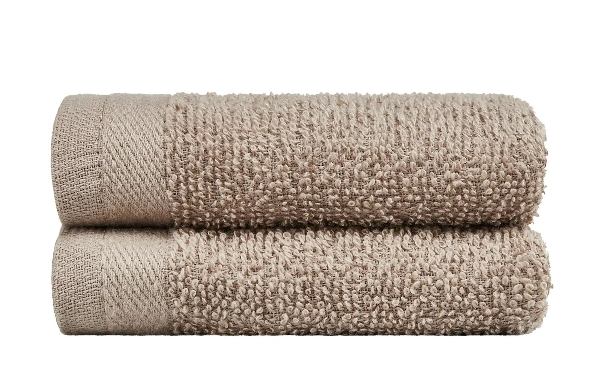 levelone Gästetuch United | braun | Maße (cm): B: 30 Badmöbel > Handtücher - Sconto Image