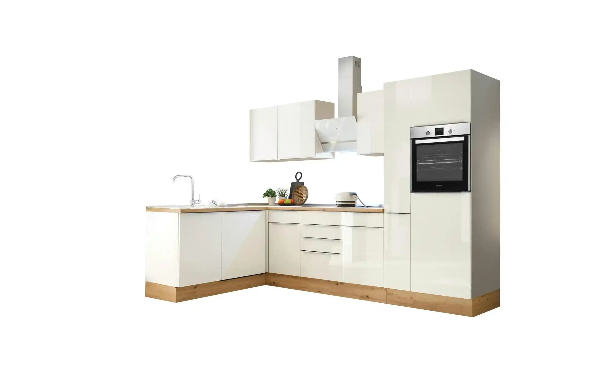 Küchenzeile | weiß | Maße (cm): B: 310 H: 211 Küche > Küchenblöcke & Küchenzeilen - Sconto Image