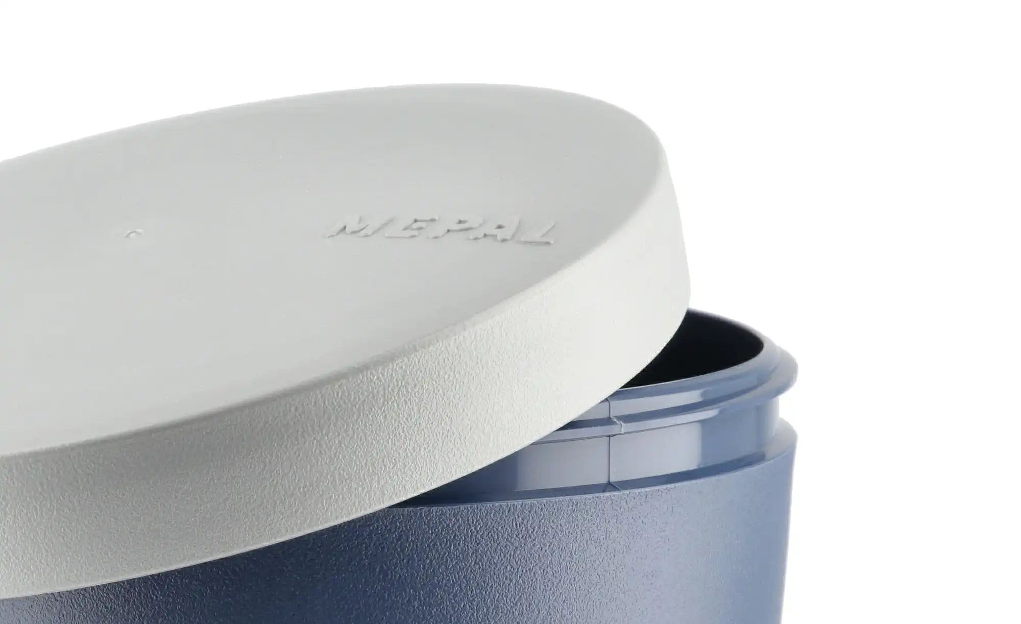 Mepal Snackpot To Go, 0,5l  Ellipse ¦ blau ¦ Kunststoff ¦ Maße (cm): H: 10,8  Ø: [10.7]  -