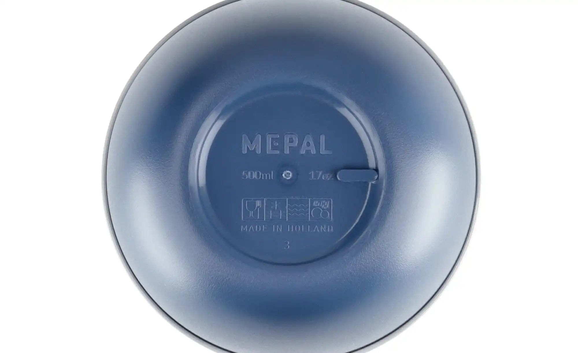 Mepal Snackpot To Go, 0,5l  Ellipse ¦ blau ¦ Kunststoff ¦ Maße (cm): H: 10,8  Ø: [10.7]  -