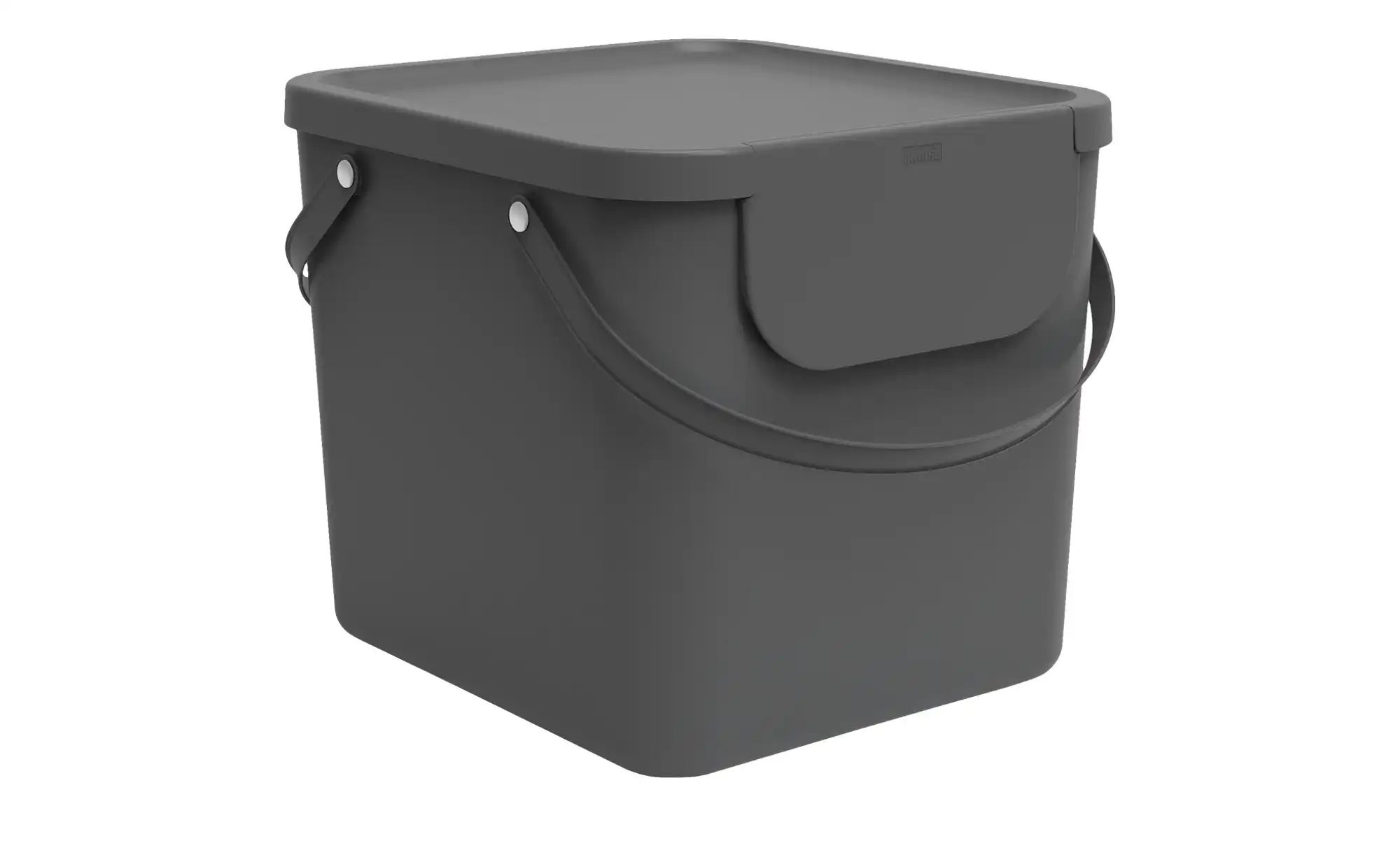Qfplus Anthrazit Rotho Mülltrennungssystem Albula 40 L Recyclingbehälter Mülltrennungssysteme - Bild 4