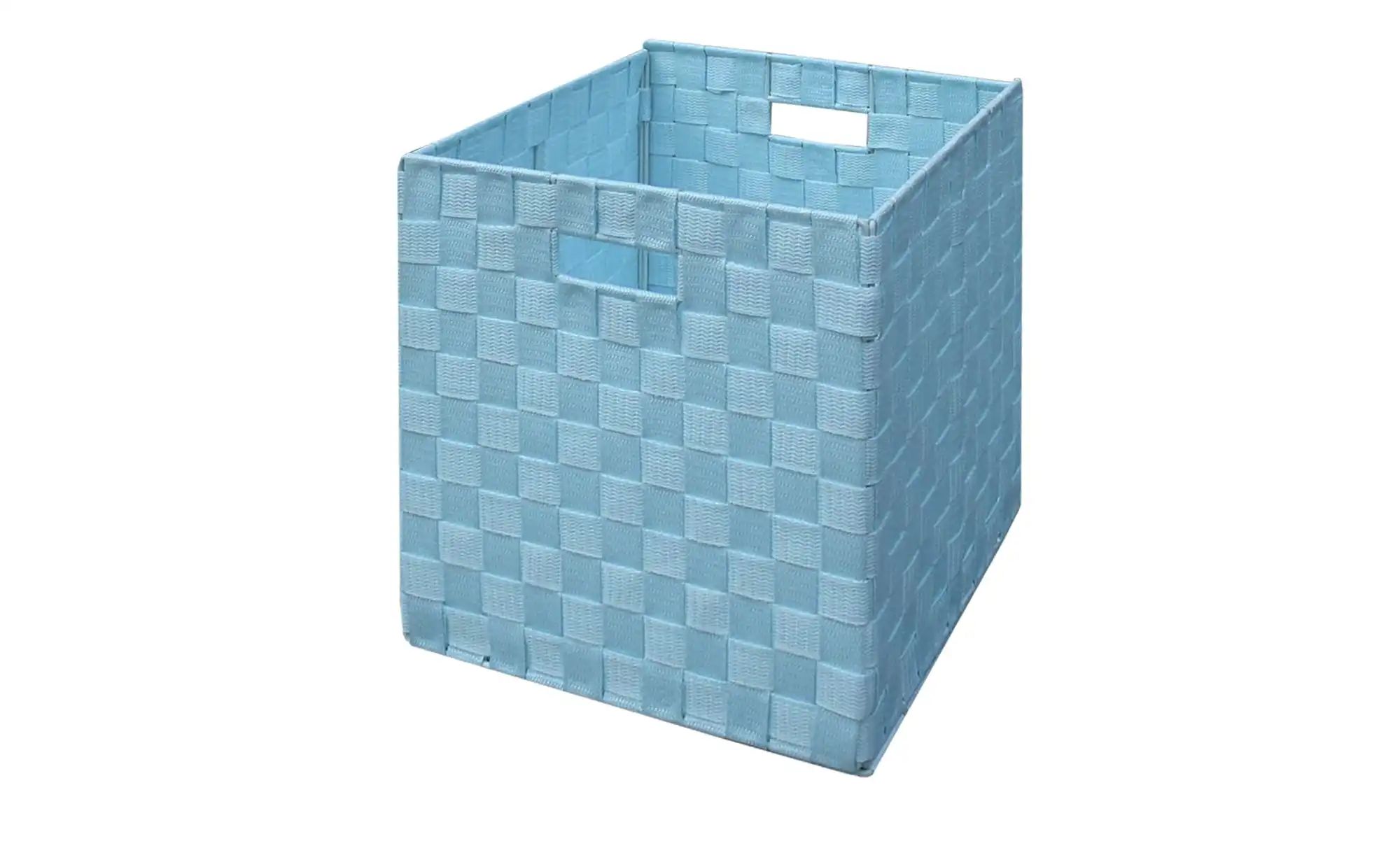 Aufbewahrungskorb Zenit | blau | Kunststoff | Maße (cm): B: 30 H: 30 T: 30.0 Aufbewahren & Ordnen > Körbe - Sconto Image