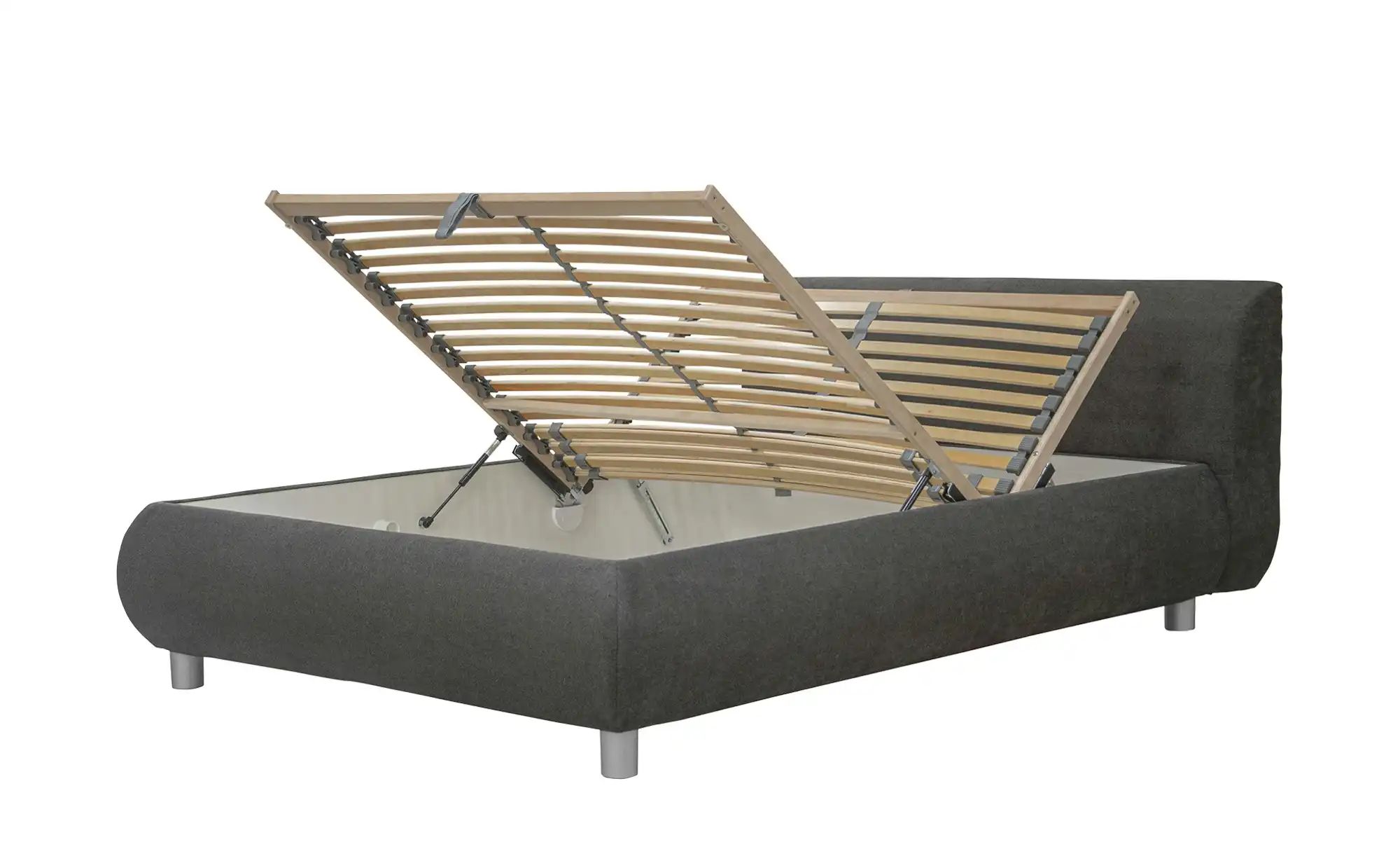 Polsterbett Galaxy | Grau/Braun, 140x200 cm | Sconto