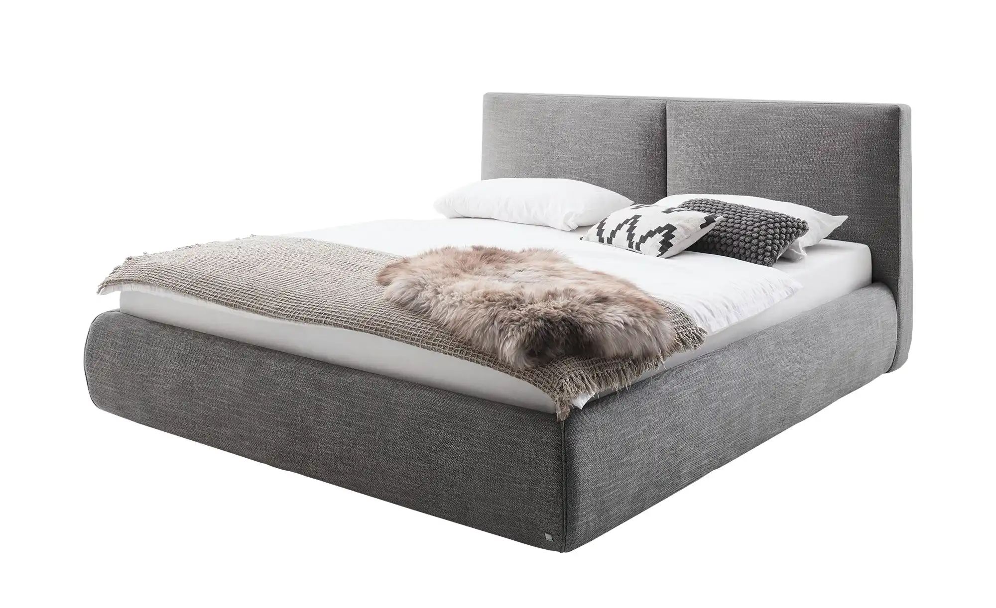 Polsterbett Atesio | grau | Maße (cm): B: 199 H: 103 Betten > Polsterbetten - Sconto Image