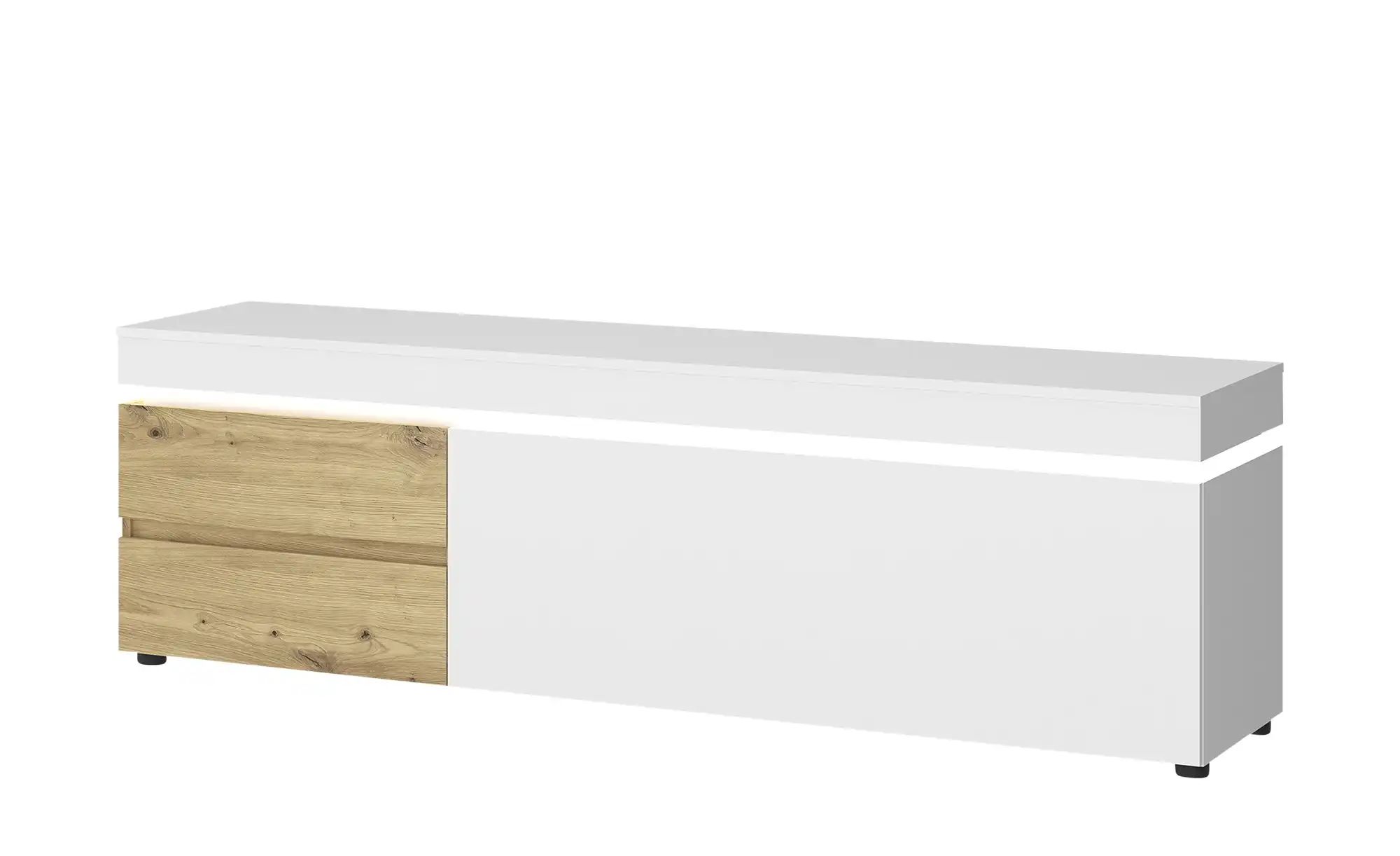 TV-Lowboard Luci | weiß | Maße (cm): B: 181 H: 57 T: 48.0 Kommoden & Sideboards > Lowboards & TV-Tische - Sconto Image