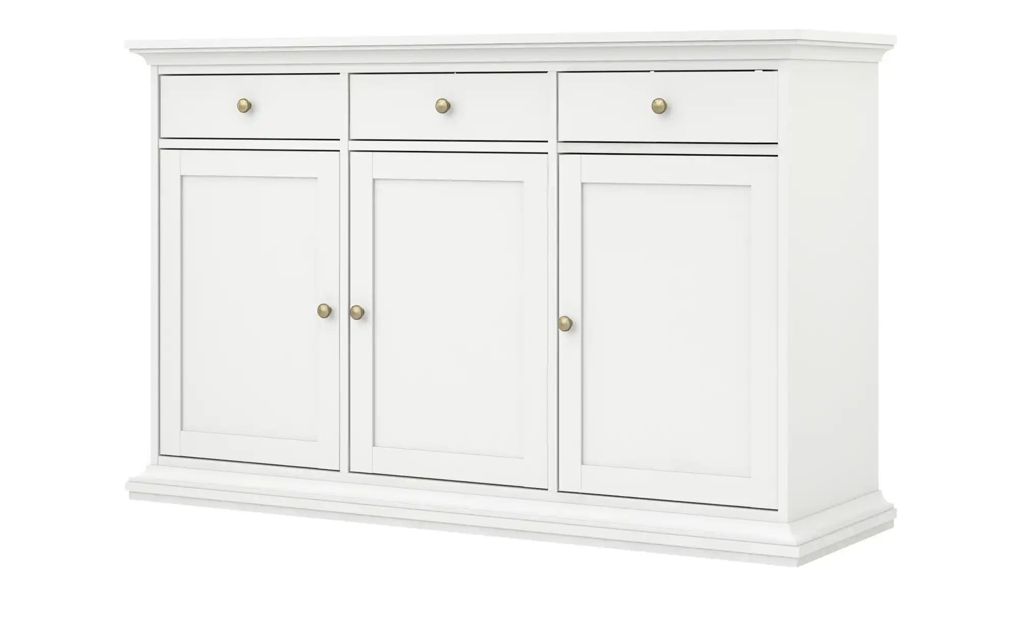 Buffet-Unterteil Pezzo | schwarz | Maße (cm): B: 143,7 H: 91,7 T: 46.1 Kommoden & Sideboards > Highboards - Sconto Image