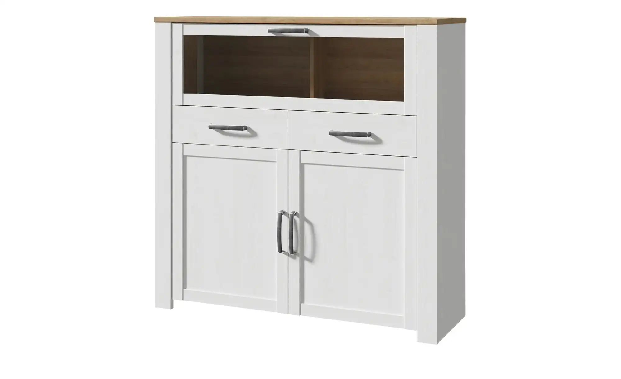 Barschrank Bohol | Maße (cm): B: 126,4 H: 125,4 T: 42.0 Kommoden & Sideboards > Highboards - Sconto Image