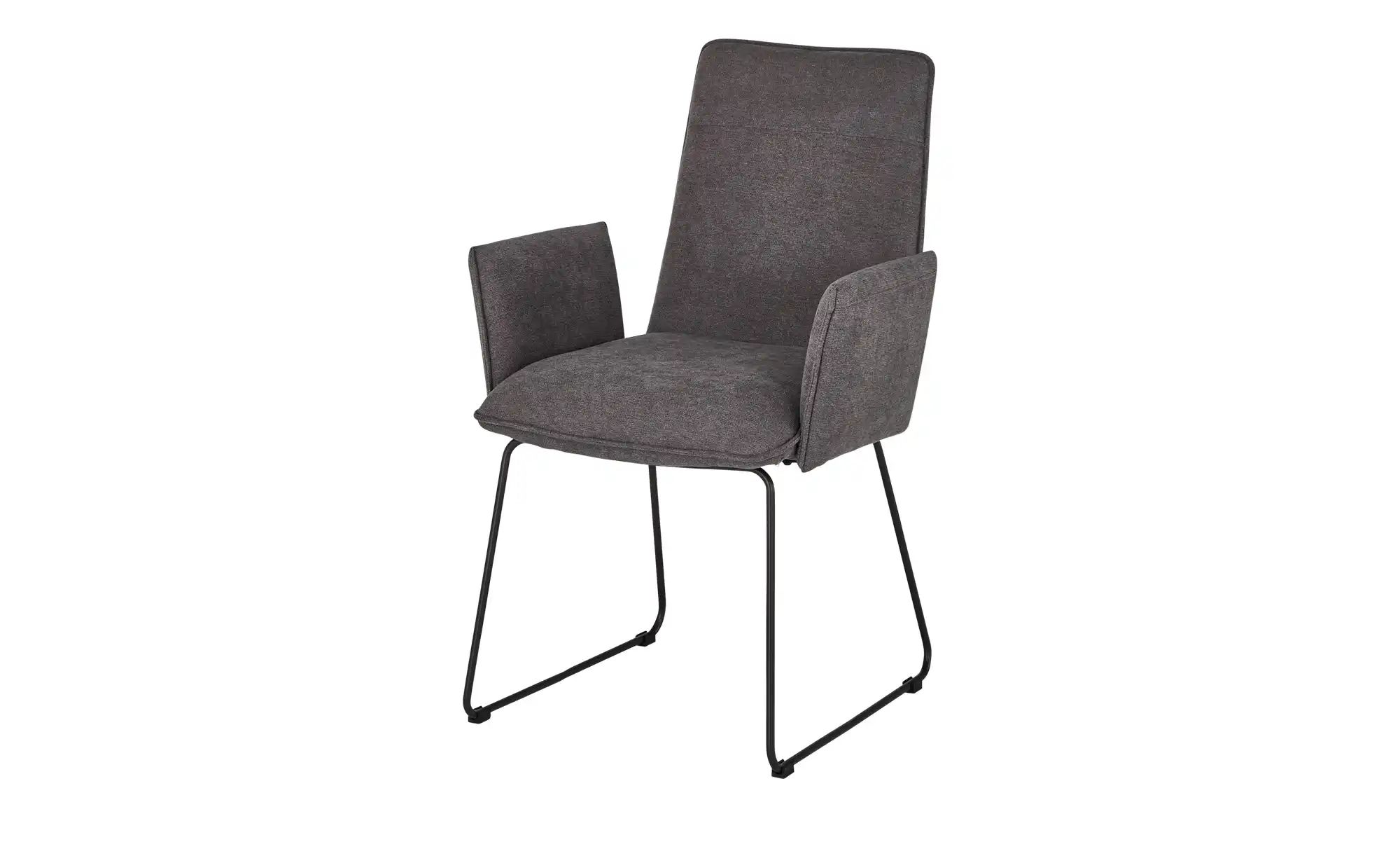 Kufenstuhl Ashford | grau | Maße (cm): B: 60 H: 93 T: 63.0 Stühle > Esszimmerstühle - Sconto Image