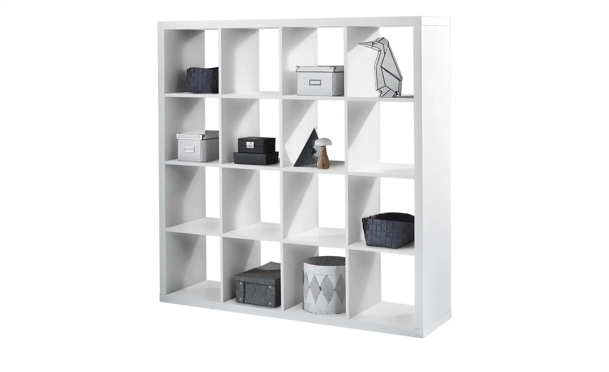 Raumteiler 4x4 Arno | weiß | Maße (cm): B: 147 H: 147 T: 38.0 Regale > Raumteiler - Sconto Image