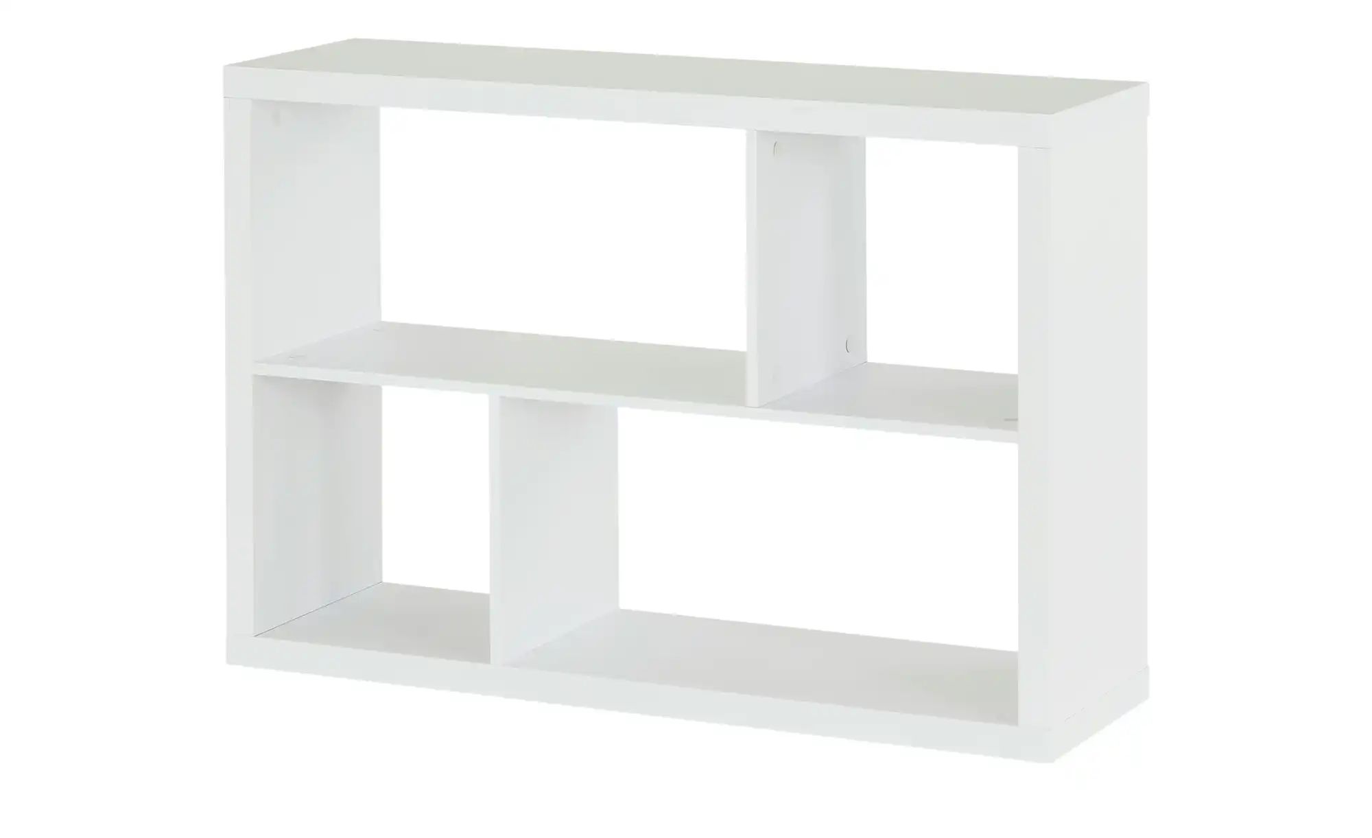 Raumteiler mit 4 Fächern Blumenau | weiß | Maße (cm): B: 114,3 H: 78,5 T: 35.0 Regale > Raumteiler - Sconto