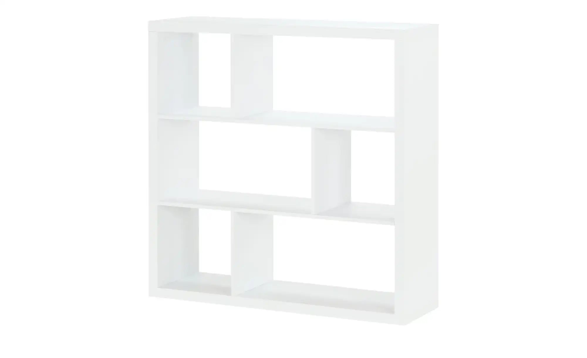 Raumteiler mit 6 Fächern Blumenau | weiß | Maße (cm): B: 114,3 H: 114,3 T: 35.0 Regale > Raumteiler - Sconto