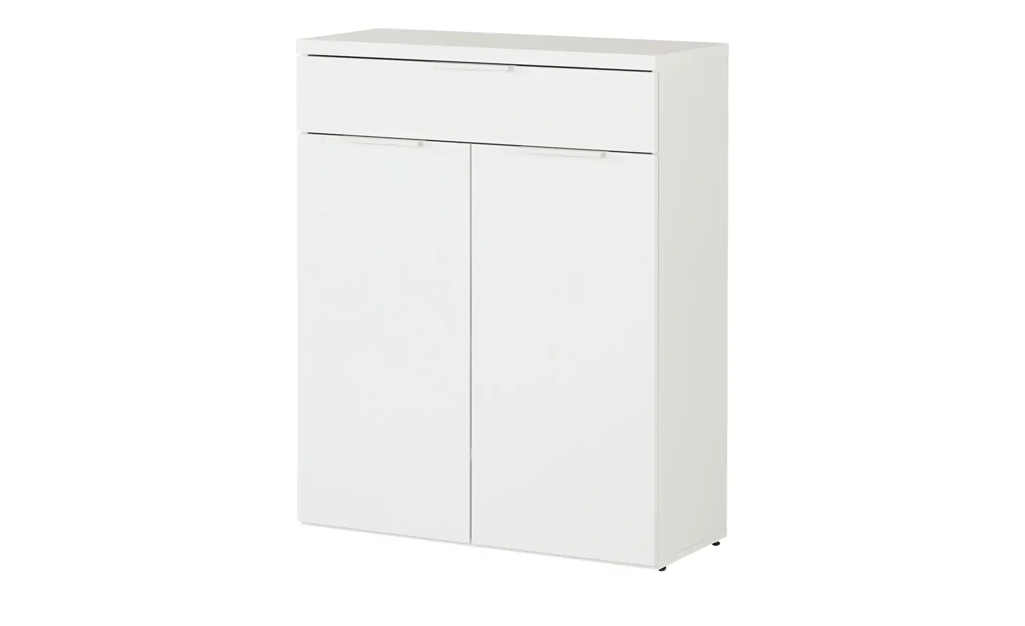 Die Möbelfundgrube Weiss Schuhschrank Weiß Hochglanz 82 X 102 Cm 2 Türen - Mundi - Image 2