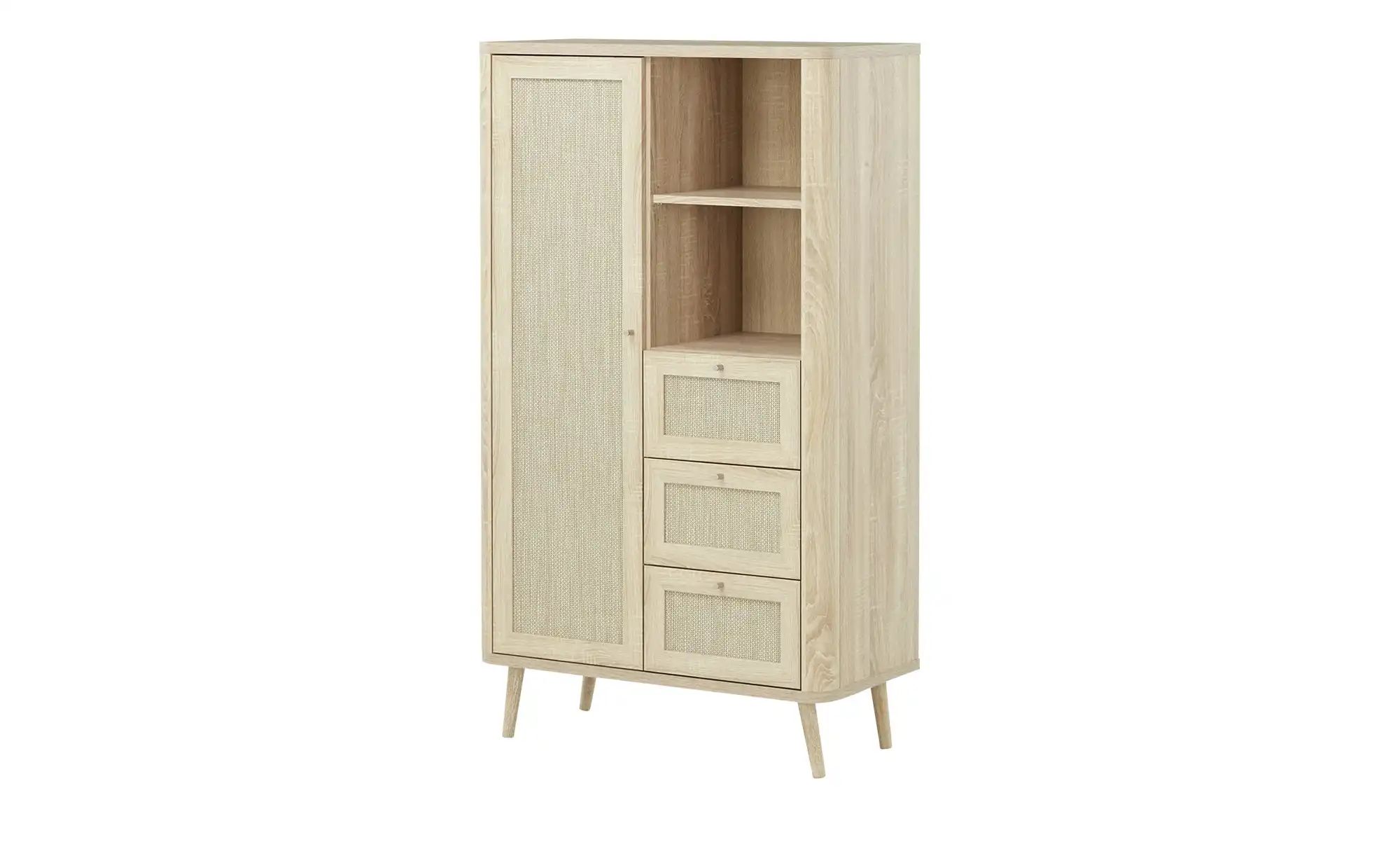Roomers Highboard Rafia Premium holzfarben Maße (cm): B: 80,9 H: 138,6 T: 40.0 - Höffner - Image 2