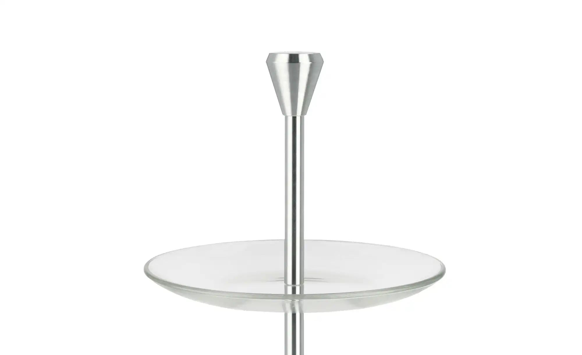 Peill+Putzler Etagere ¦ transparent/klar ¦ Metall, Glas  ¦ Maße (cm): H: 21  Ø: [21.0]  -