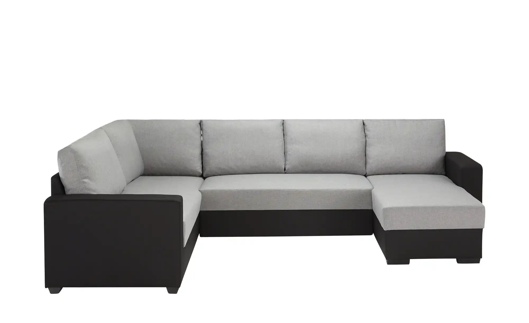 Wohnlandschaft Navarra | grau | Maße (cm): B: 217 H: 89 T: 305.0 Sofas > Wohnlandschaften - Sconto