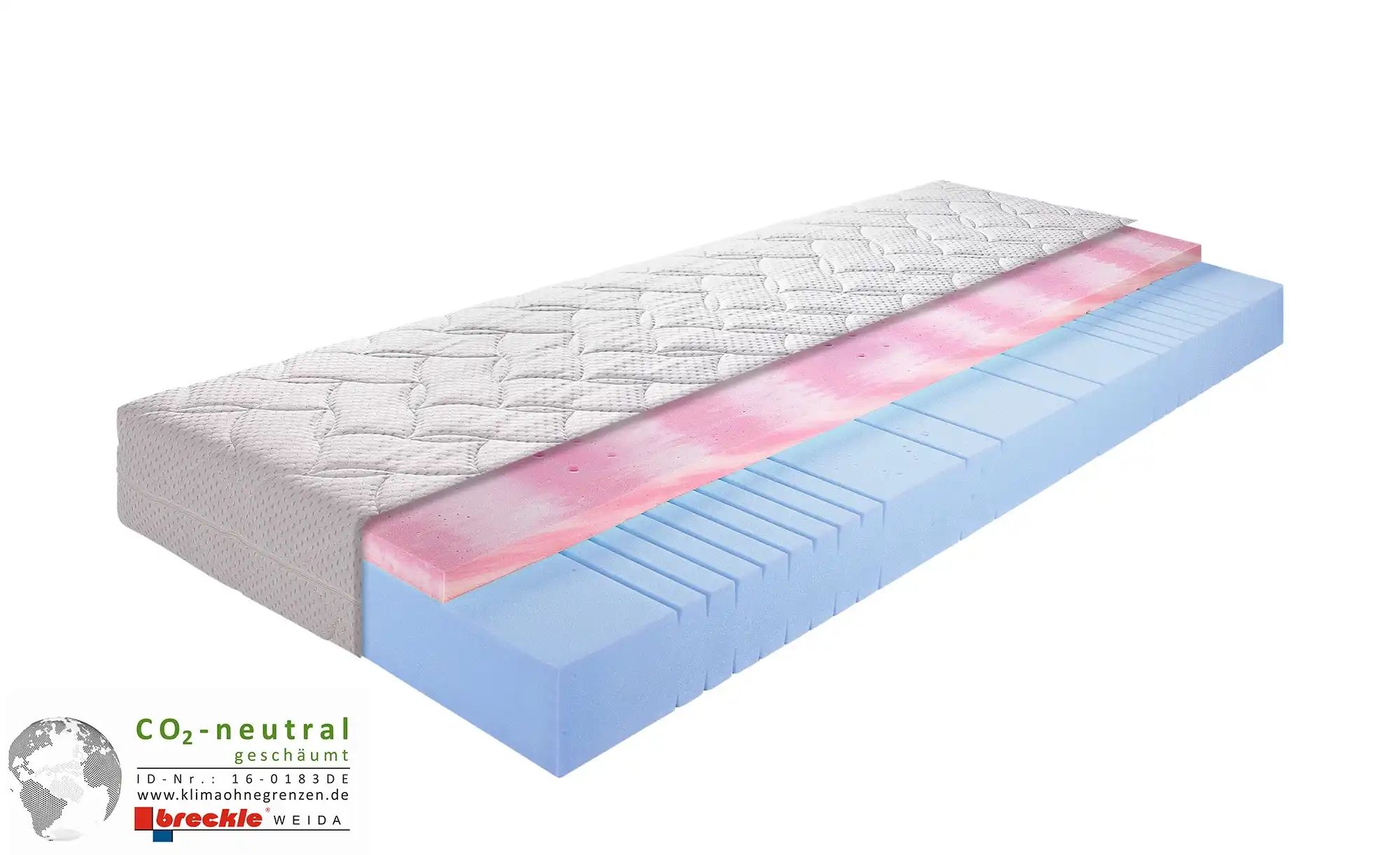 7-Zonen Kaltschaummatratze LLQ 400 SilverGel - weiß - Sconto 7-Zonen Kaltschaummatratze LLQ 400 SilverGel - weiß - Sconto
