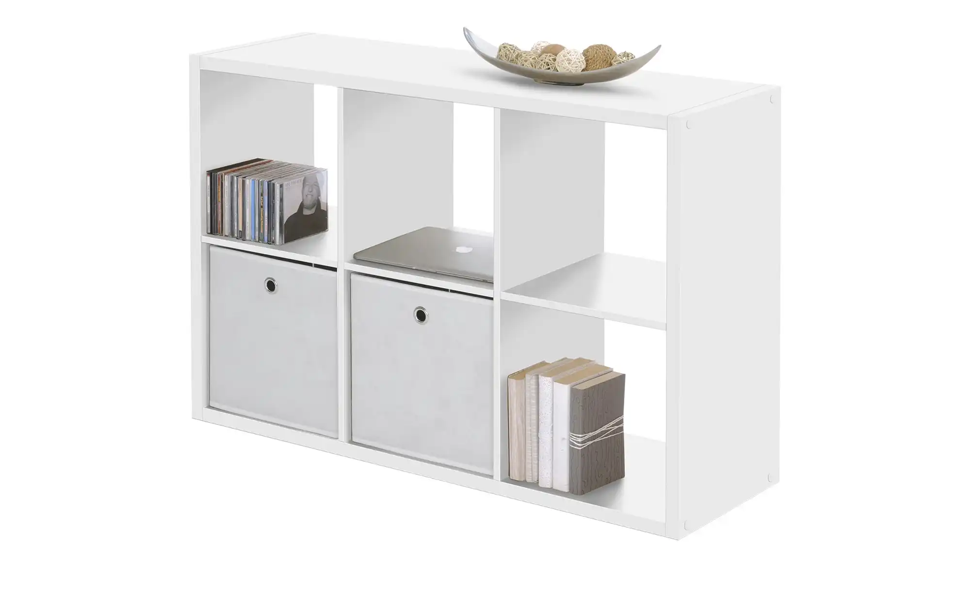 Raumteiler-Regal Macapa | Weiß Möbelmarkt Der - Sconto 