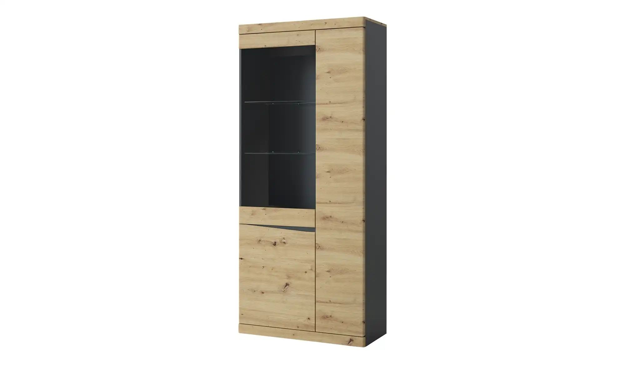 Vitrine Turino Neo holzfarben Maße (cm): B: 86 H: 196,5 T: 39.9 - Höffner - Image 2
