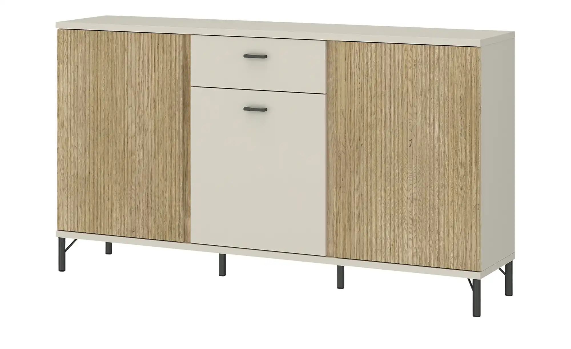 Die Möbelfundgrube Beige Sideboard Mit 1 Schublade -Kaschmir - Eiche 150 Cm - Mosano - Bild 2