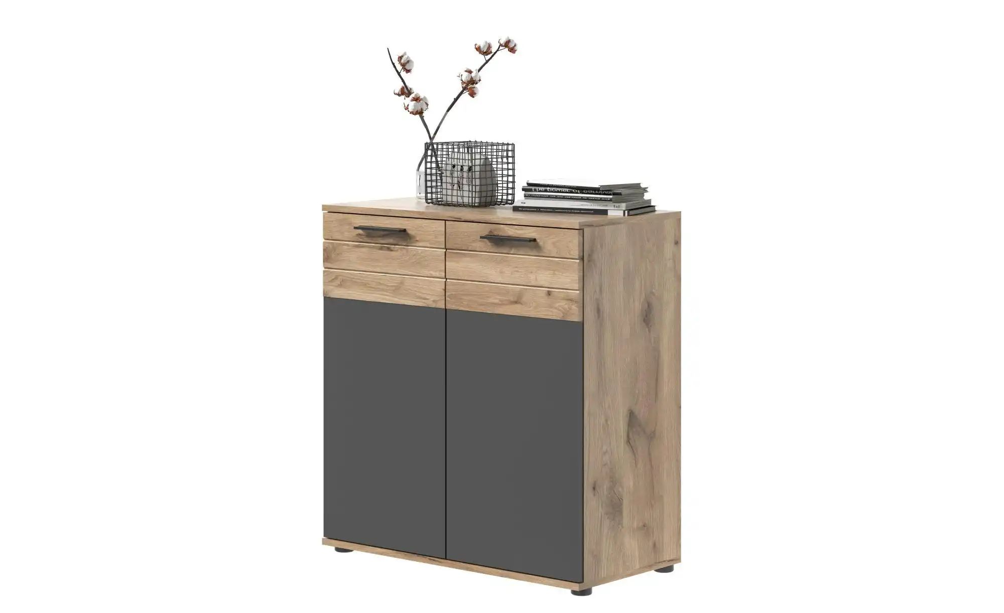 Kommode | grau | Maße (cm): B: 80 H: 87 T: 40.0 Kommoden & Sideboards > Kommoden - Sconto