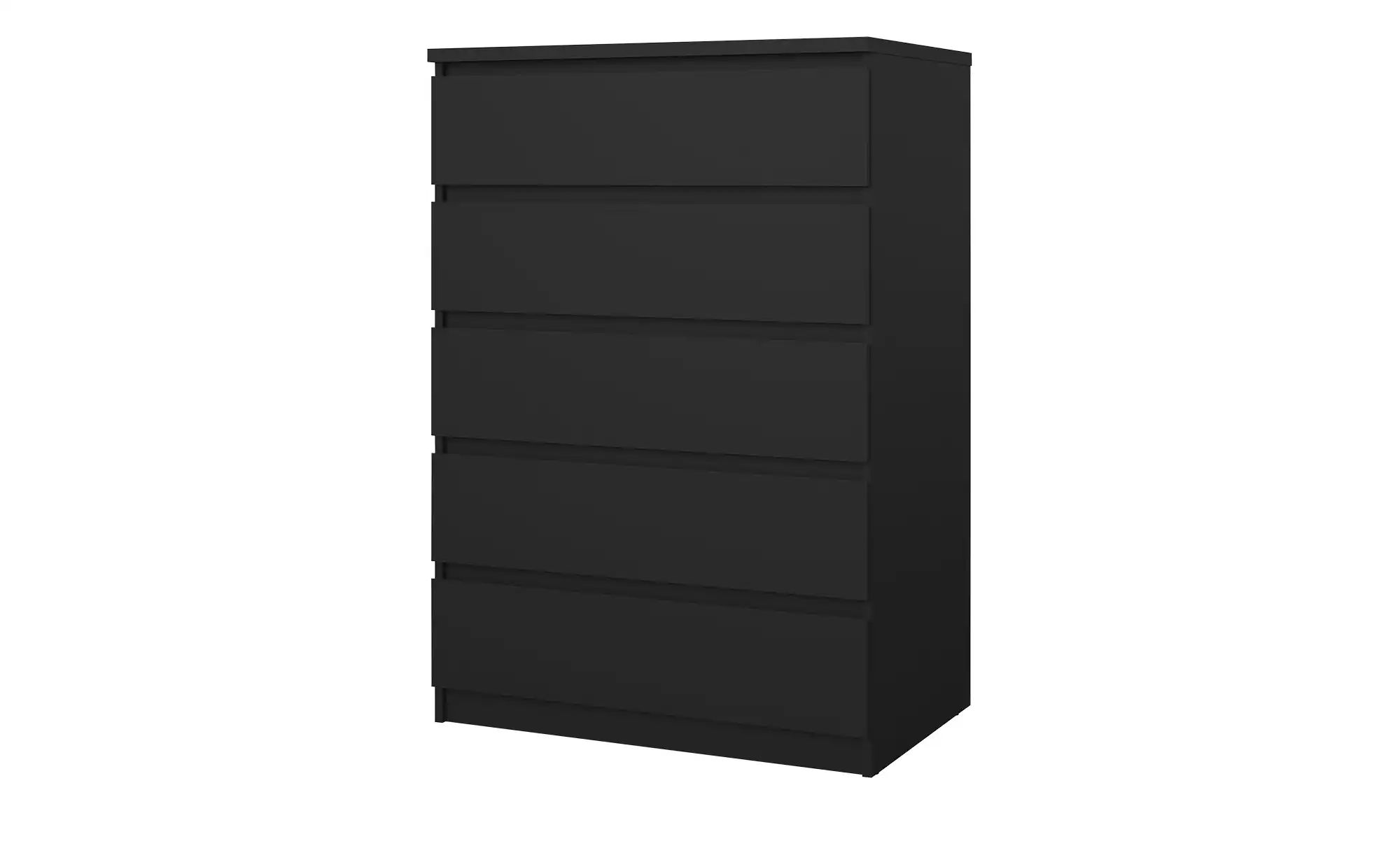 Kommode Nardo schwarz Maße (cm): B: 77 H: 111,3 T: 50.0 - Höffner - Image 2