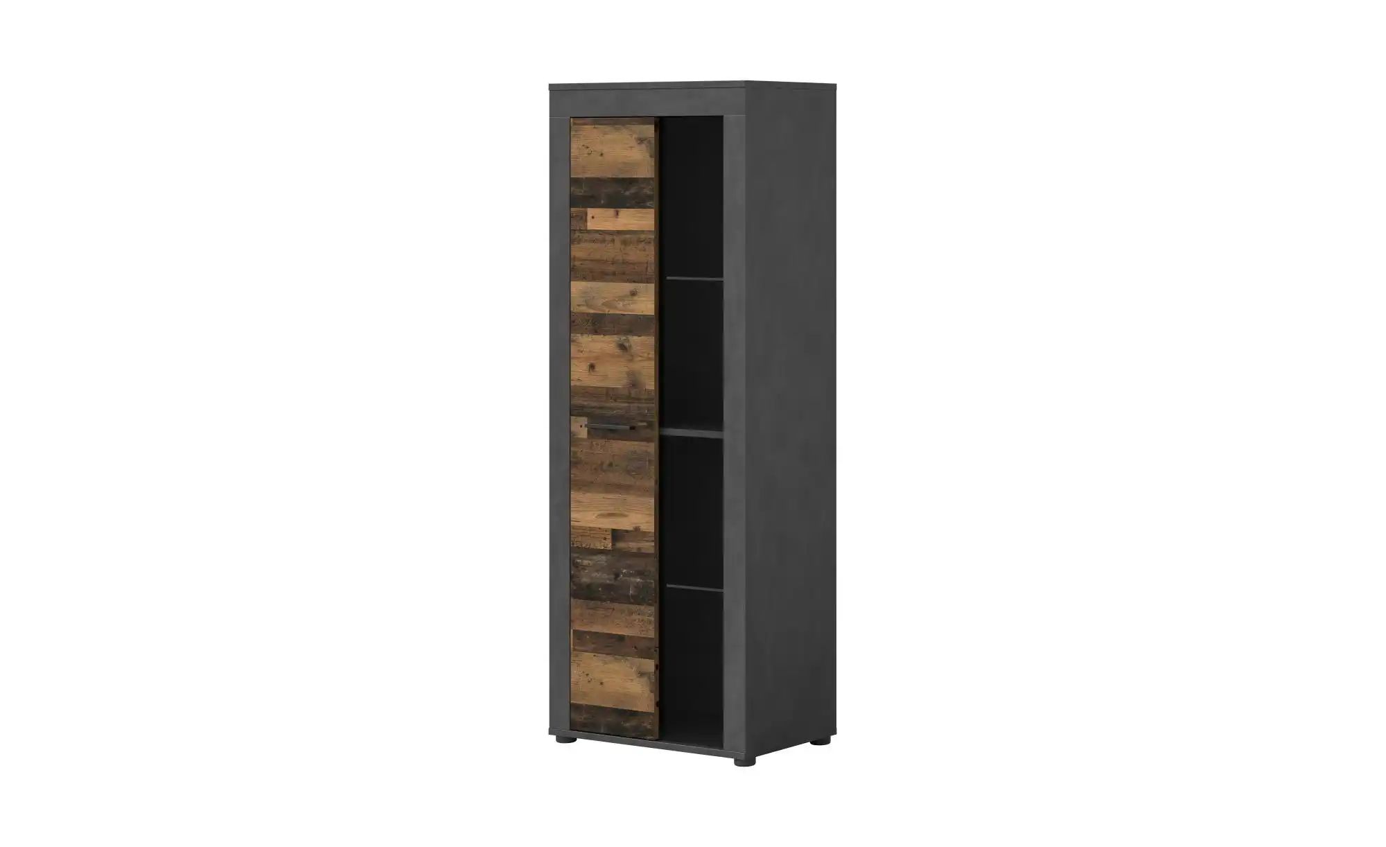 Möbel Boss Braun Vitrine Jam 159 X 60 X 35 Cm Old Wood/Matera Nachbildung - Image 3
