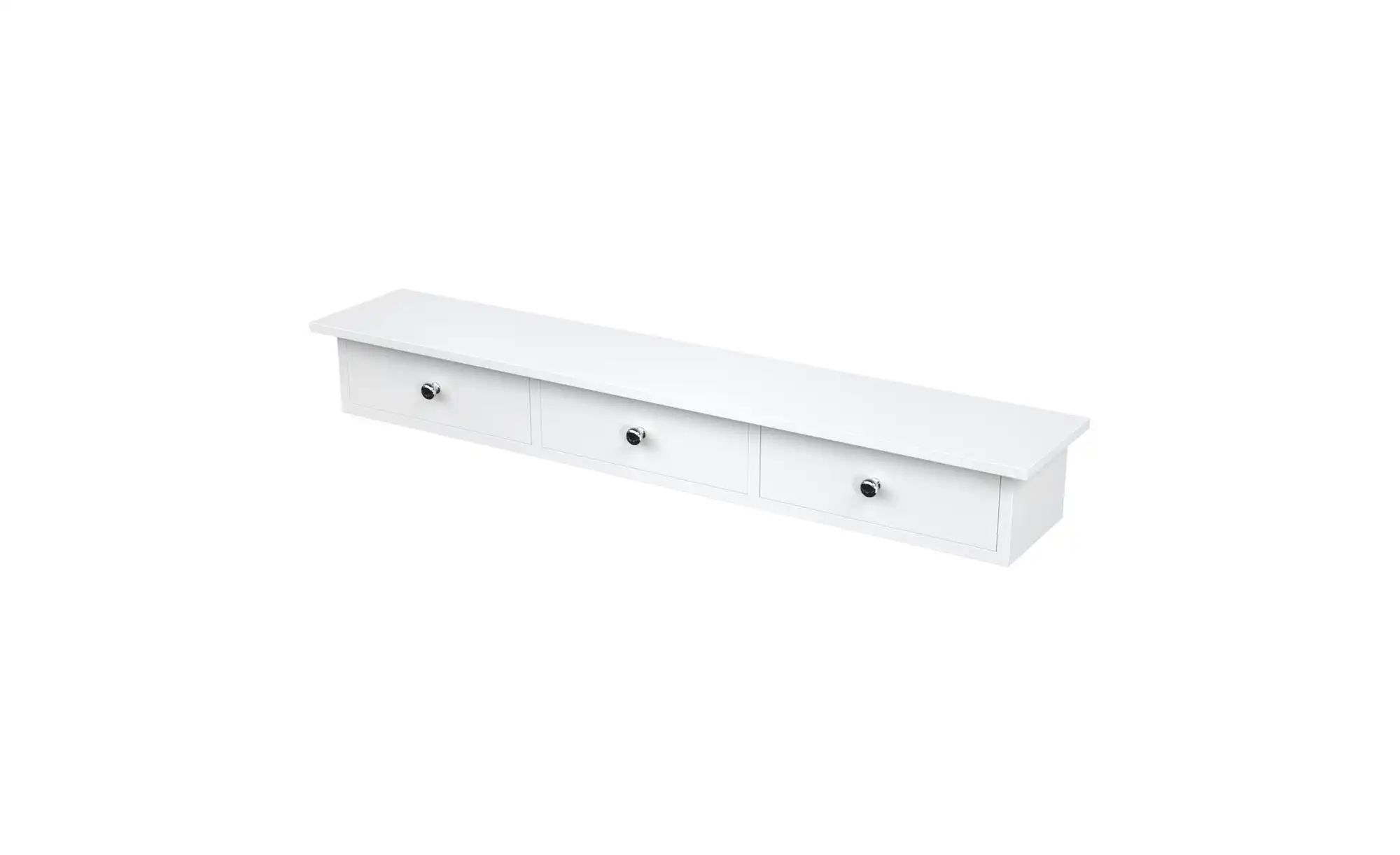Songmics Weiss Wandregal Mit Schubladen Weiß - Image 2