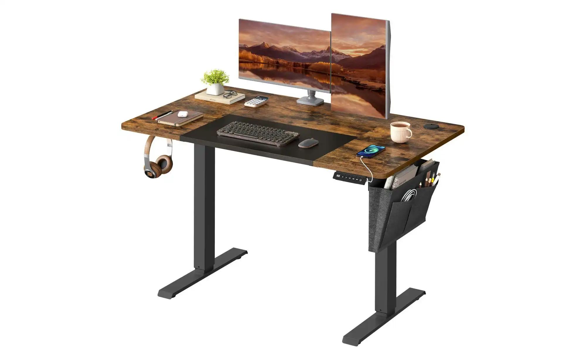 Schreibtisch Balok | braun | Maße (cm): B: 120 H: 72 Büro > Bürotische > Schreibtische - Sconto