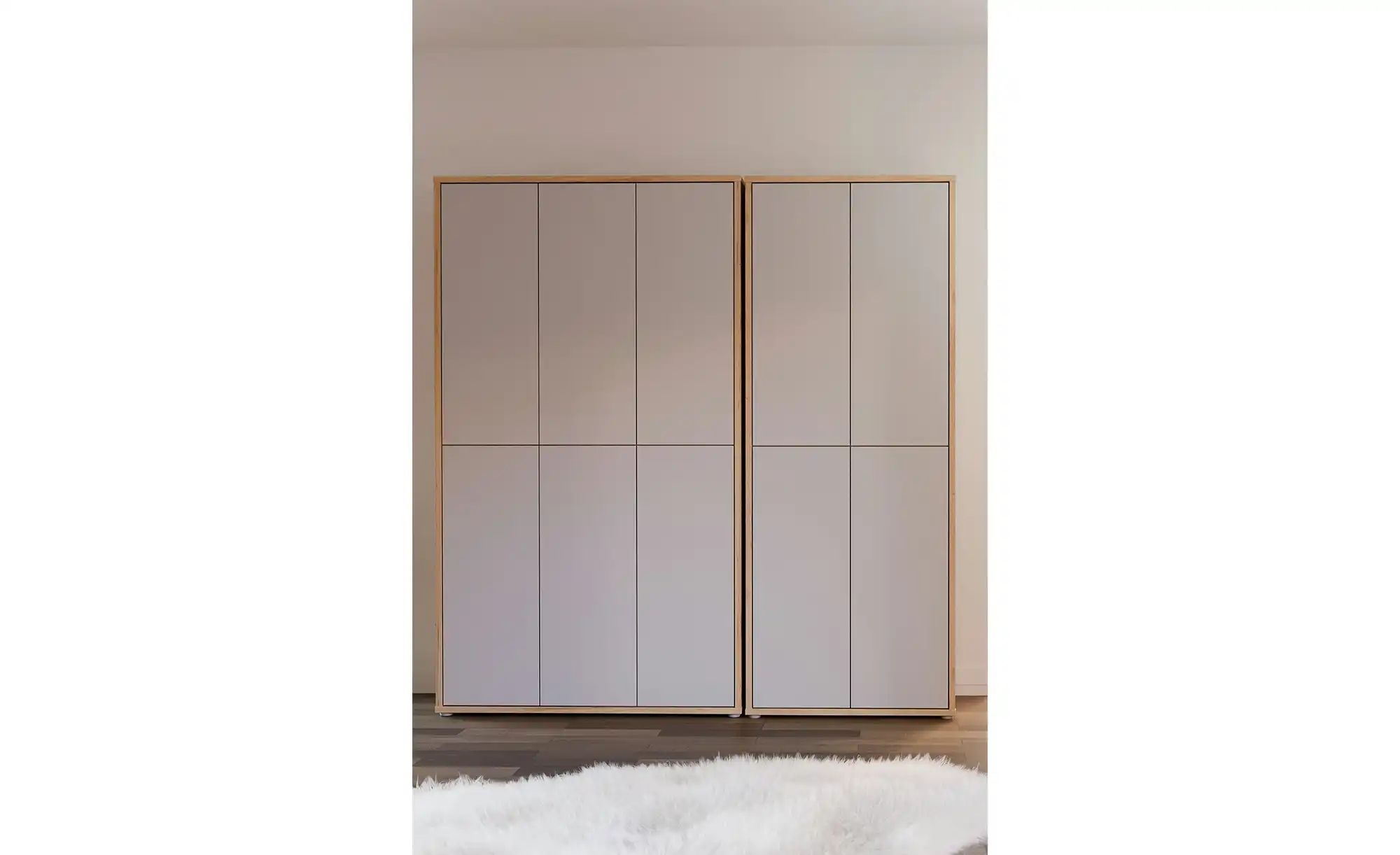 Mehrzweckschrank Bolivar ¦ grau ¦ Maße (cm): B: 74,3 H: 192 T: