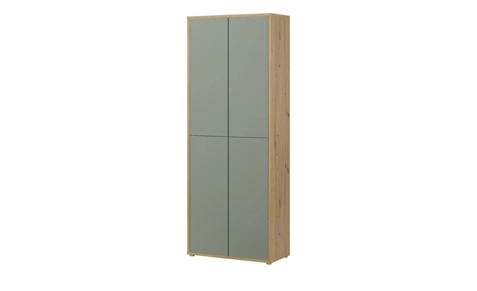 Mehrzweckschrank Bolivar ¦ grün ¦ Maße (cm): B: 74,3 H: 192 T: