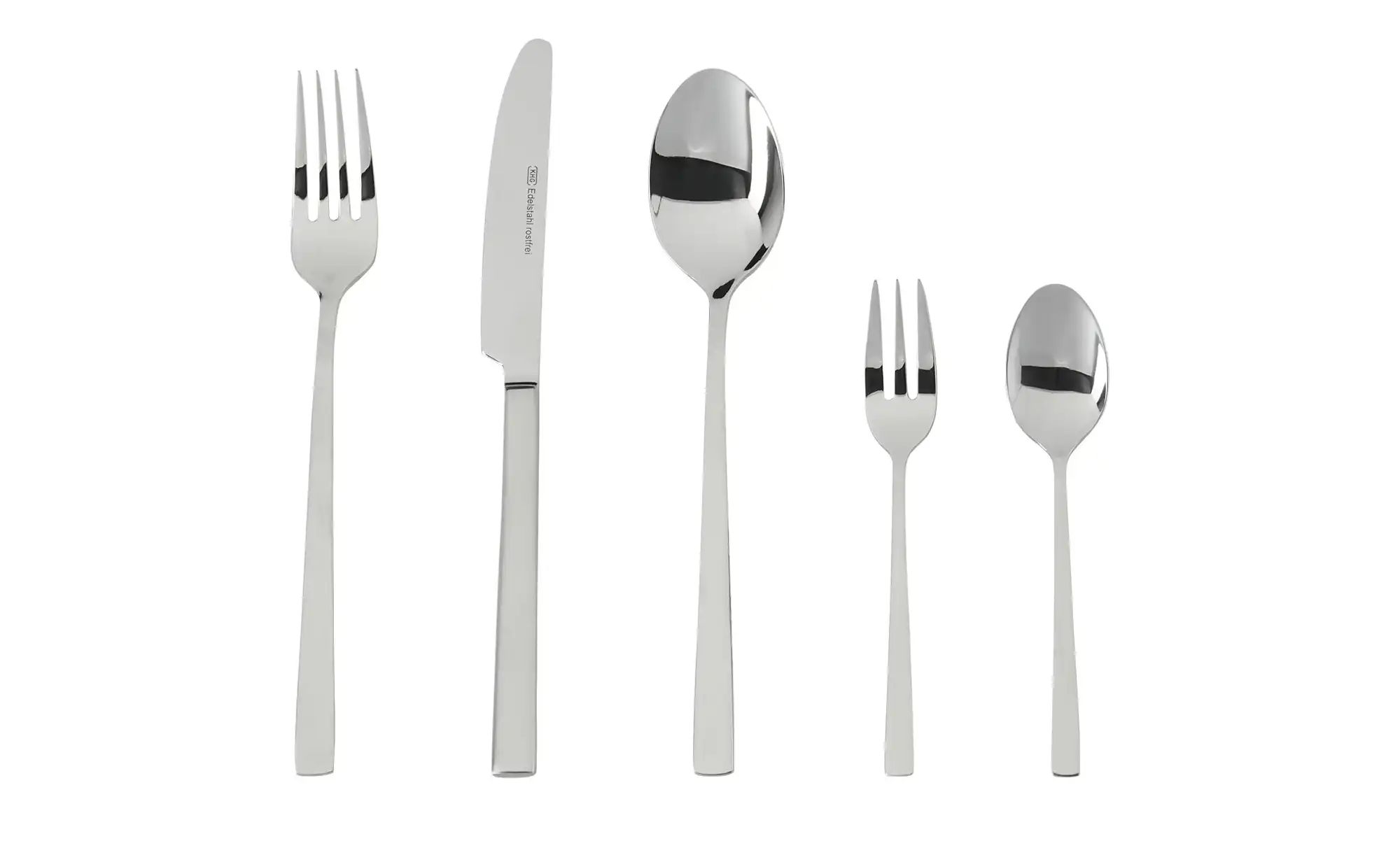 KHG Besteckset 30-teilig 739 | silber | Edelstahl Besteck > Bestecksets - Sconto