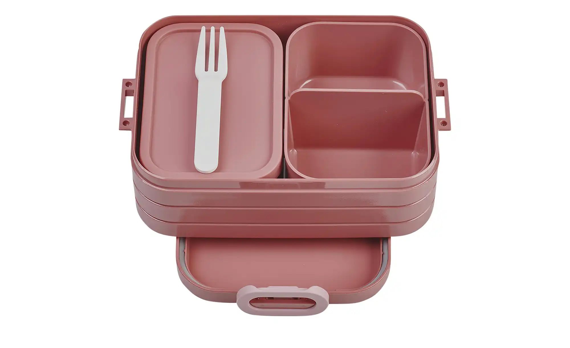 Mepal Bento-Lunchbox To Go  Take a break ¦ rosa/pink ¦ Kunststoff ¦ Maße (cm): B: 12 H: 6,5  –