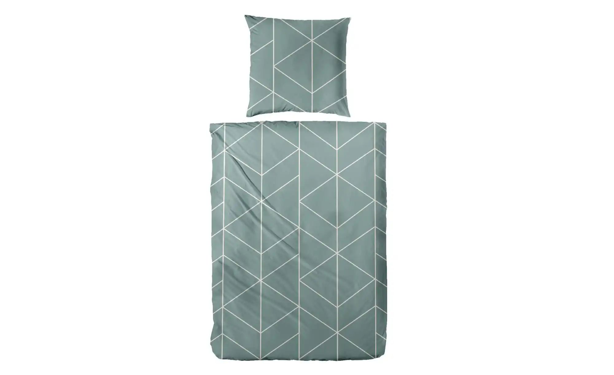 Bettwäsche-Set | grün | Maße (cm): B: 135 H: 1 Bettwaren > Bettwäsche - Sconto