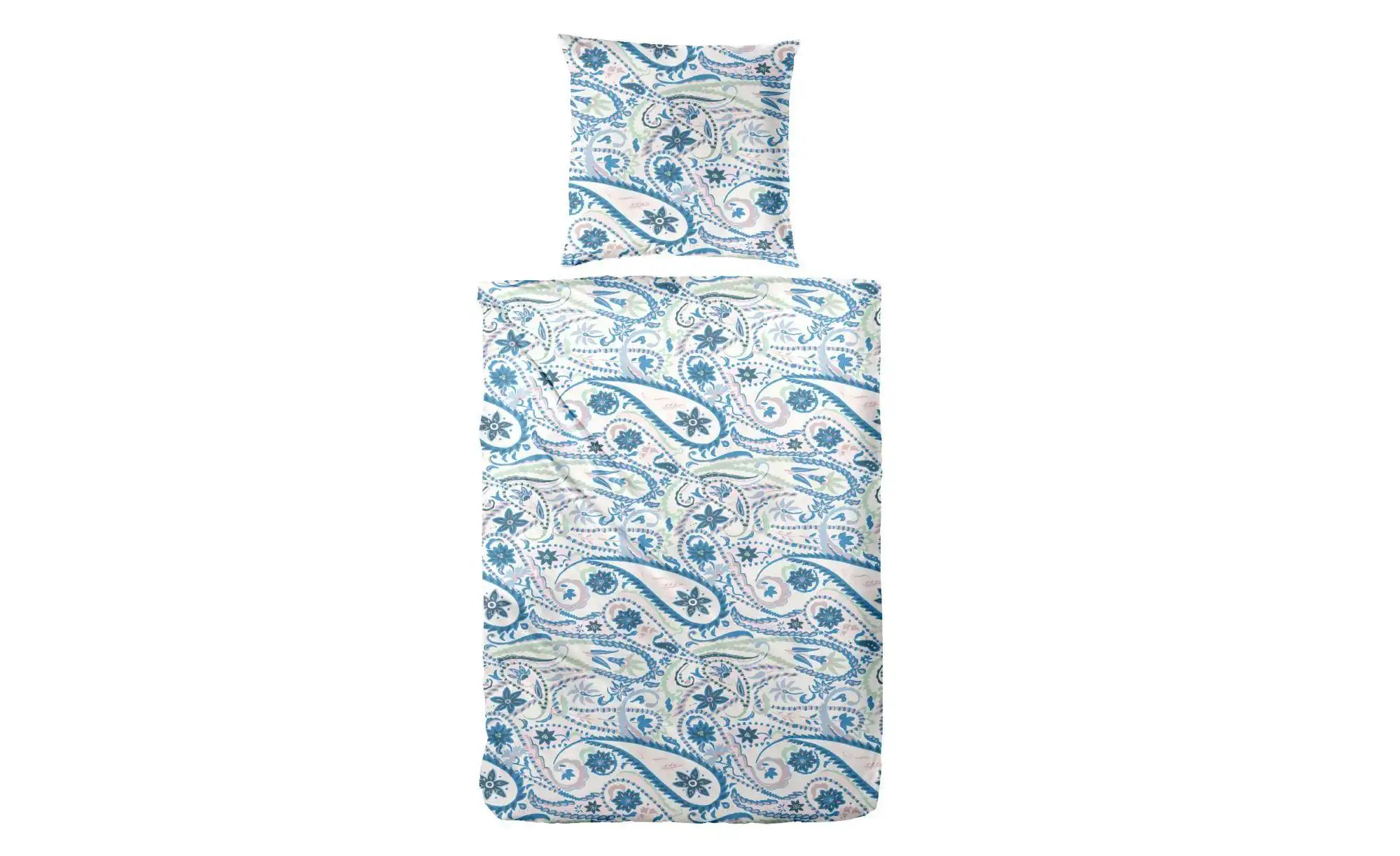 Bettwäsche-Set | blau | Maße (cm): B: 155 H: 1 Bettwaren > Bettwäsche - Sconto