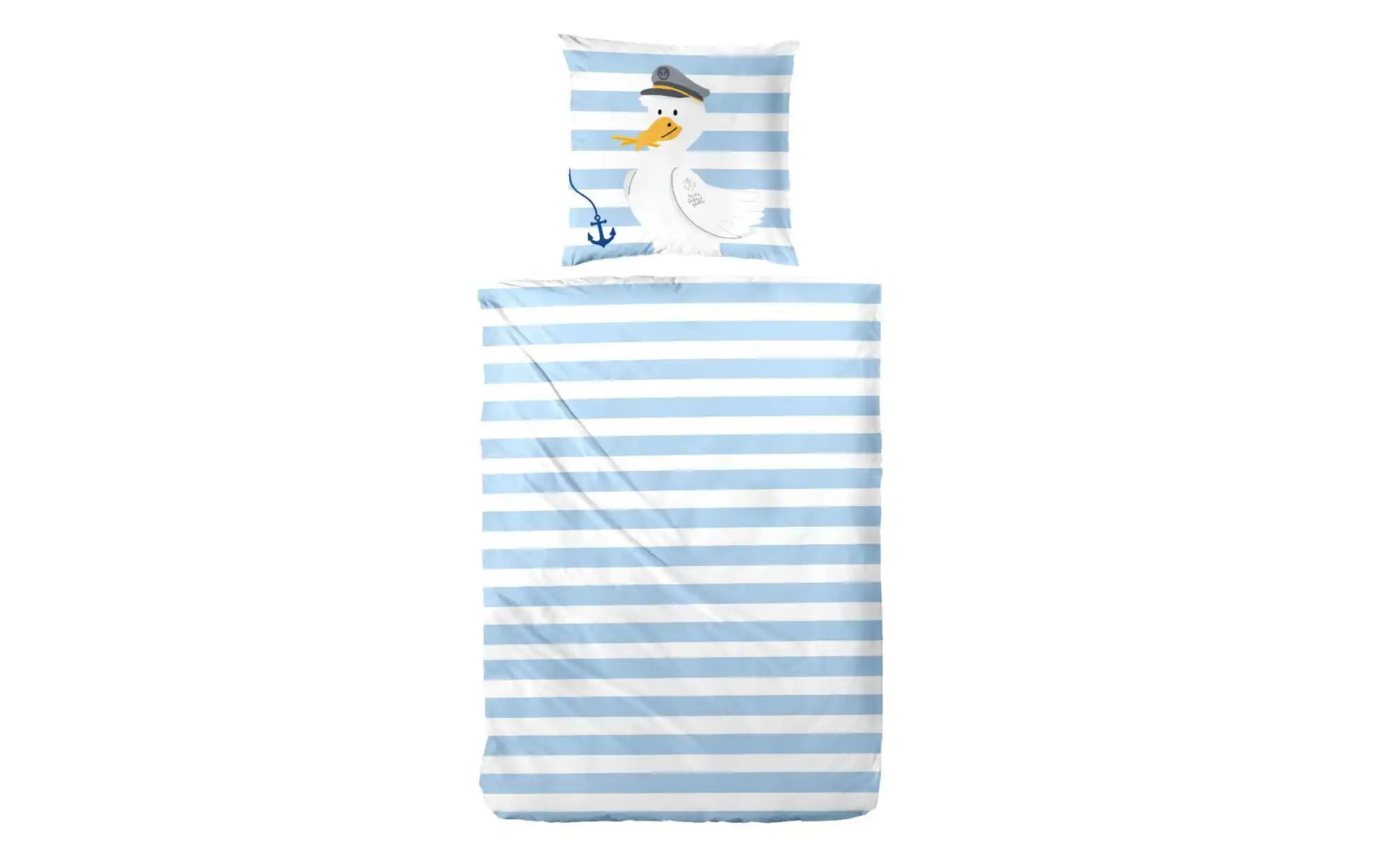 Bettwäsche-Set | blau | Maße (cm): B: 155 H: 1 Bettwaren > Bettwäsche - Sconto